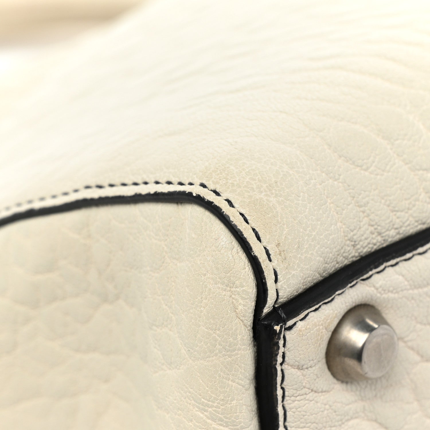 Christian Dior Canyon Grained Lambskin Large Lady Dior Off White 11 of 17