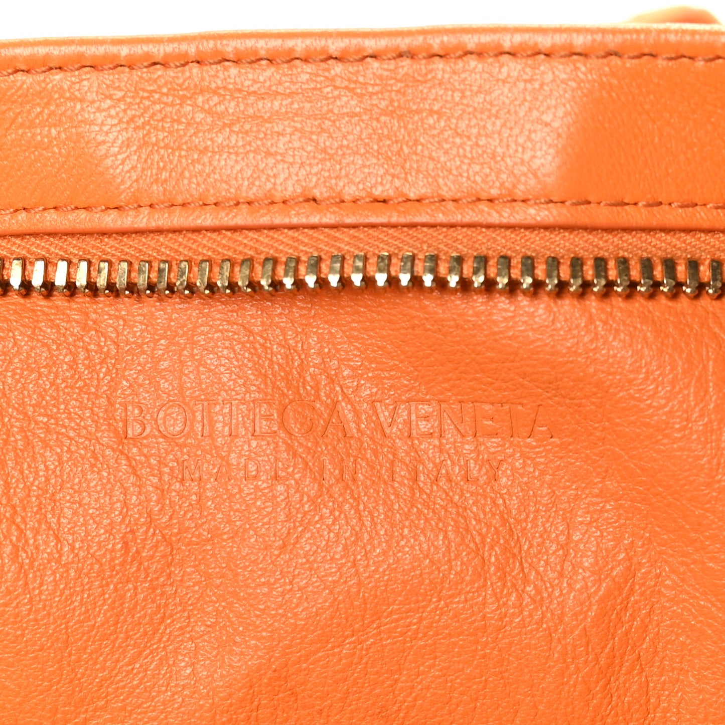 Nappa Intrecciato BV Twist Orange