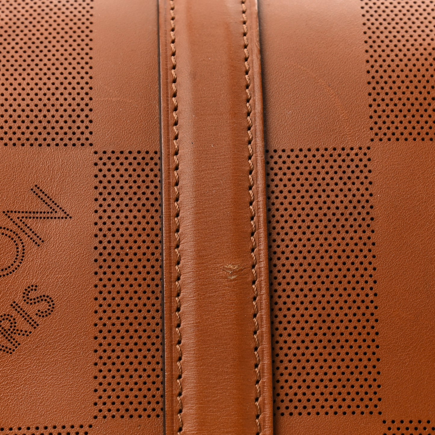 Nomade Grand Damier Keepall Bandouliere 45 Cognac