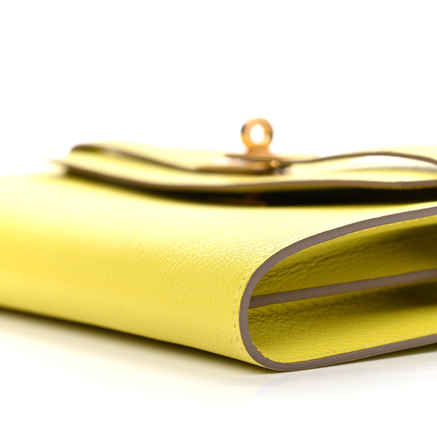 Chevre Mysore Kelly Wallet To Go Lime