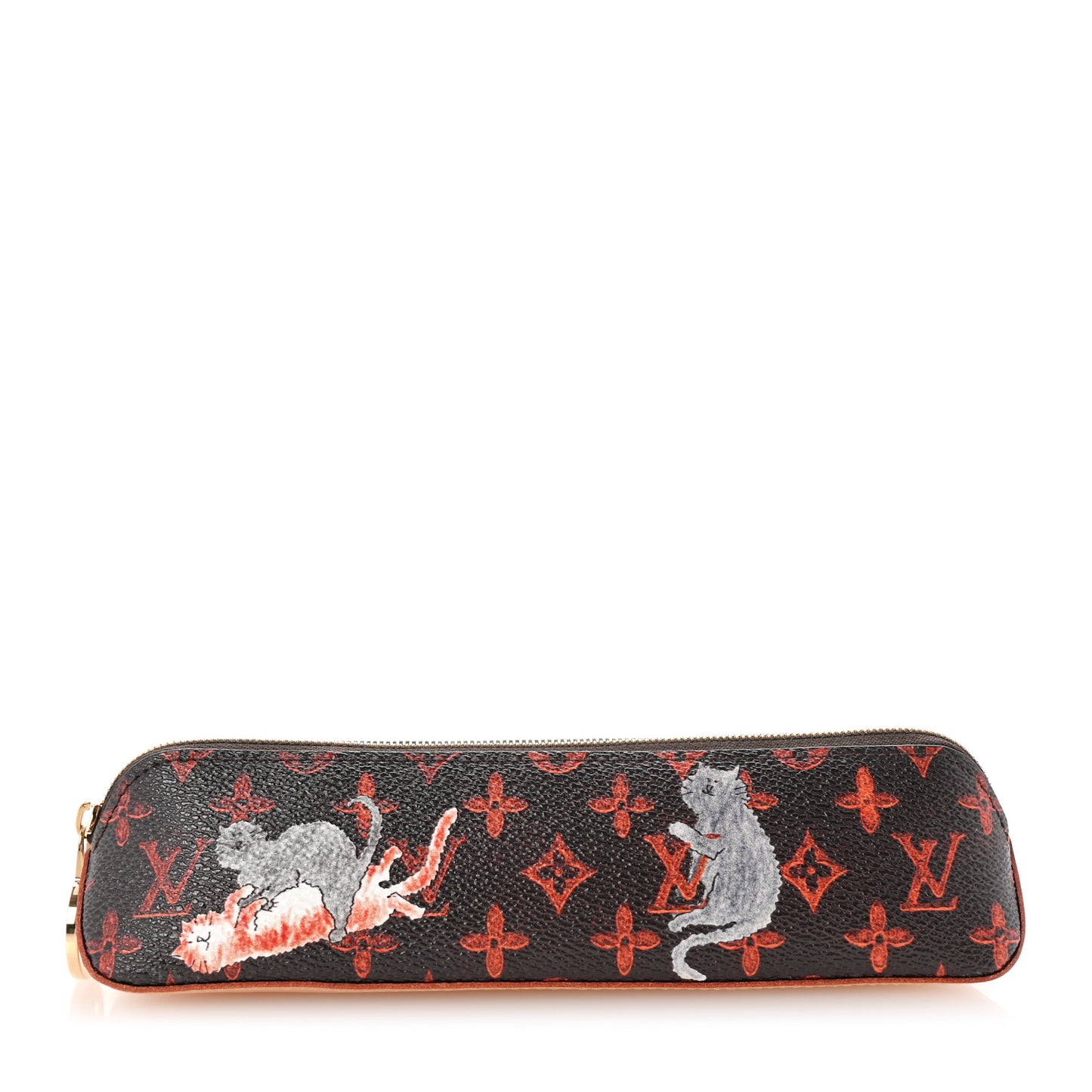 Catogram Elizabeth Pouch Orange Marron