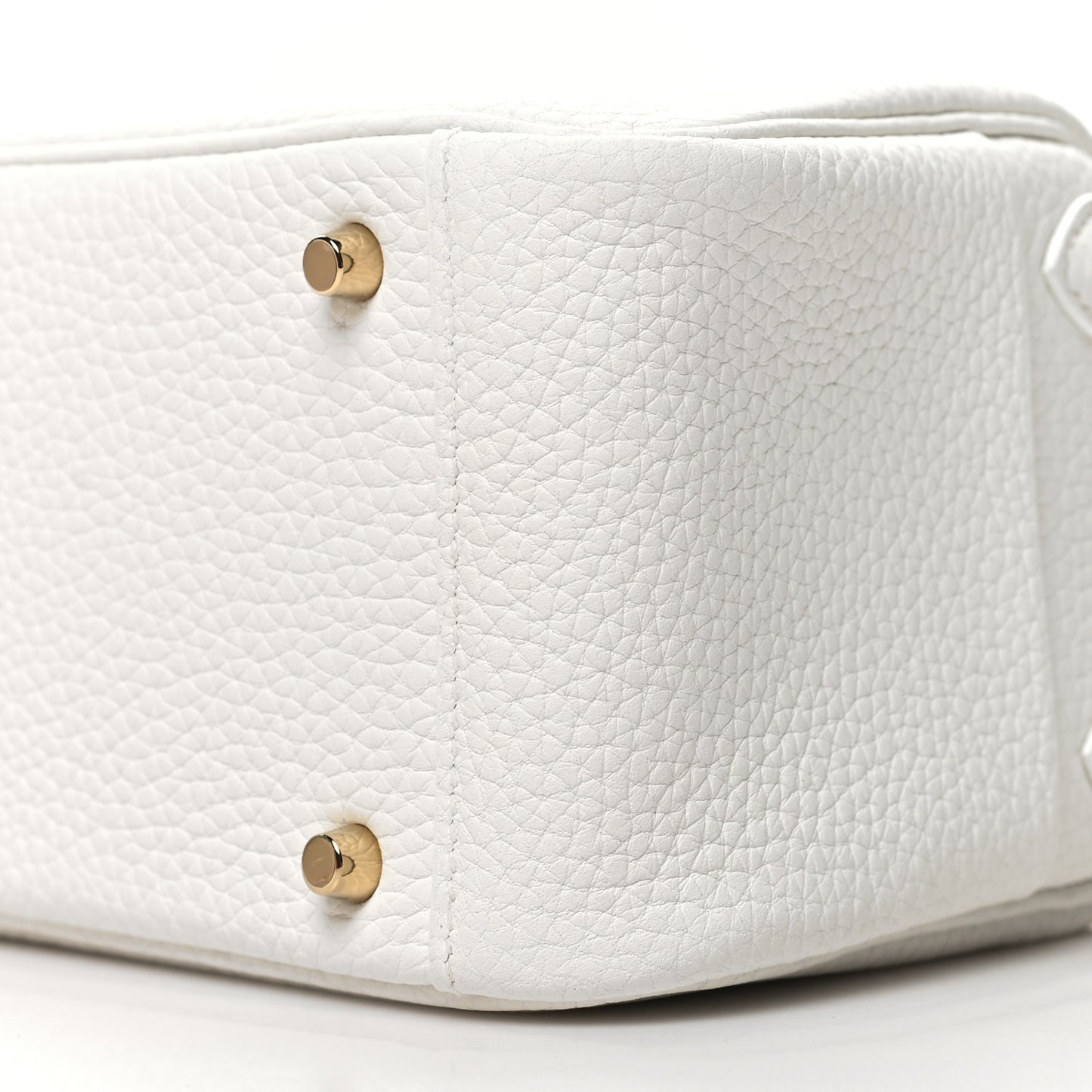 Taurillon Clemence Mini Lindy 20 New White