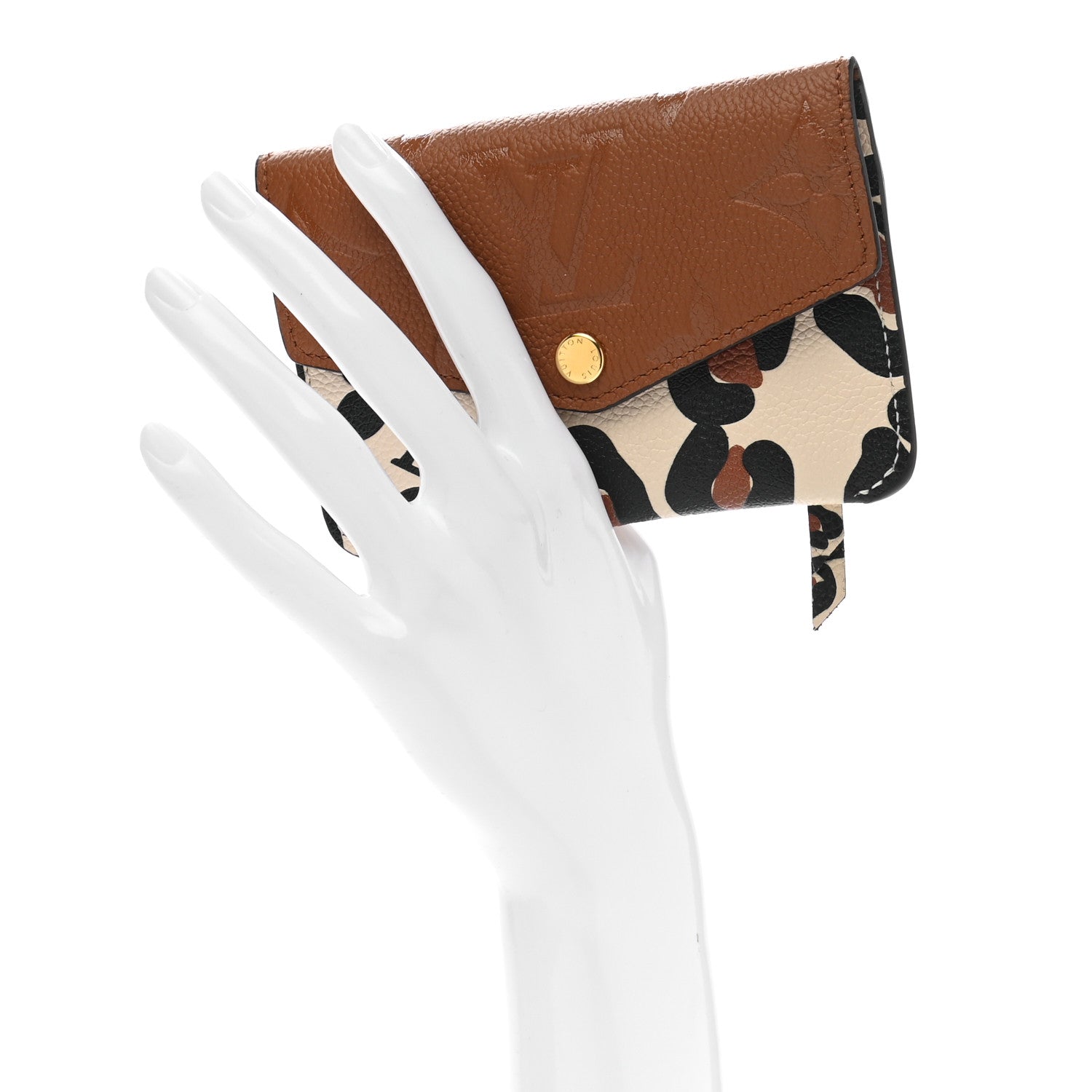 Louis Vuitton Empreinte Monogram Giant Wild At Heart Key Pouch Caramel 2 of 6
