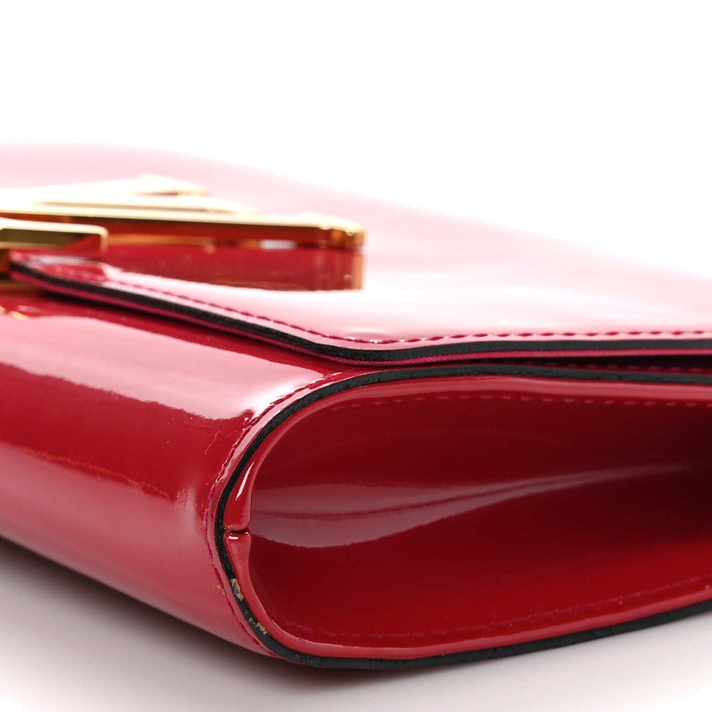 Patent Louise Clutch Rose Indien