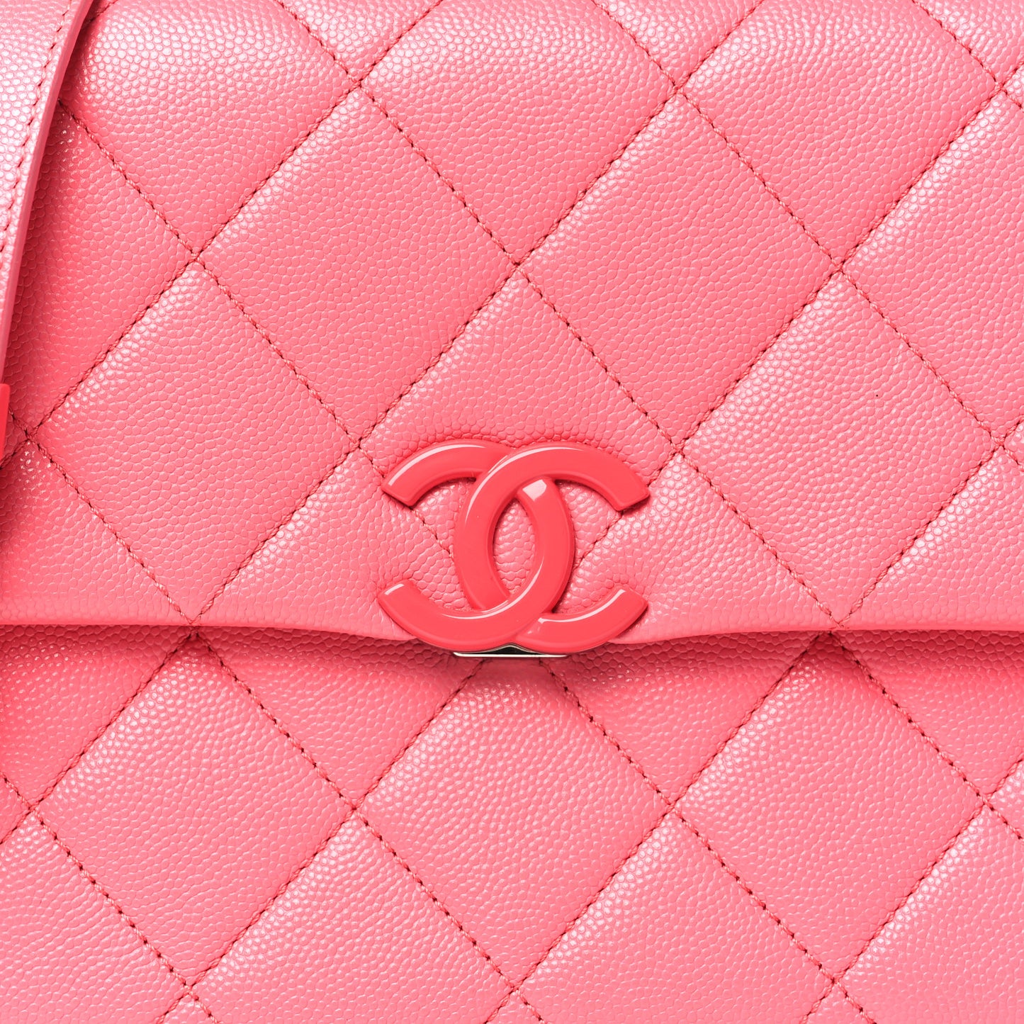 Caviar Quilted My Everything Flap Pink