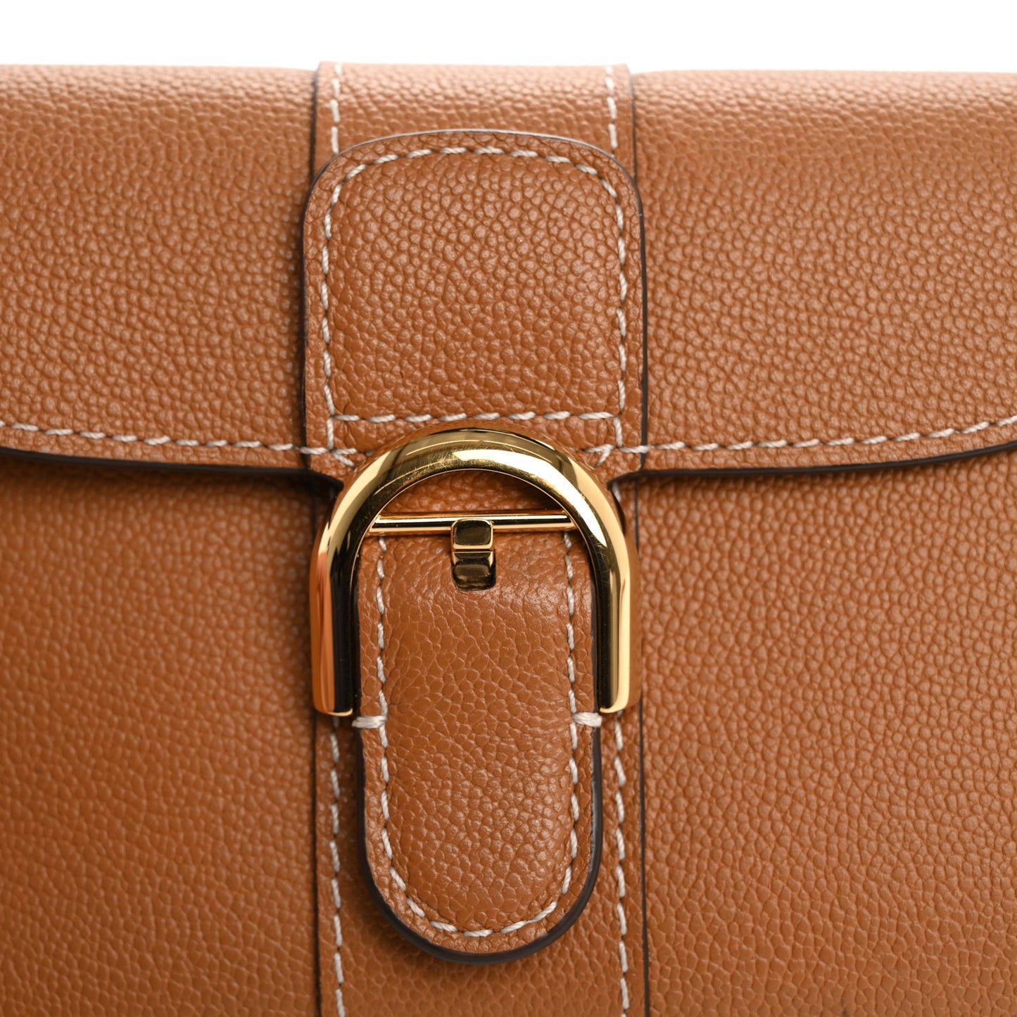 Grained Rodeo Calfskin Brillant Compact Wallet Vegetal