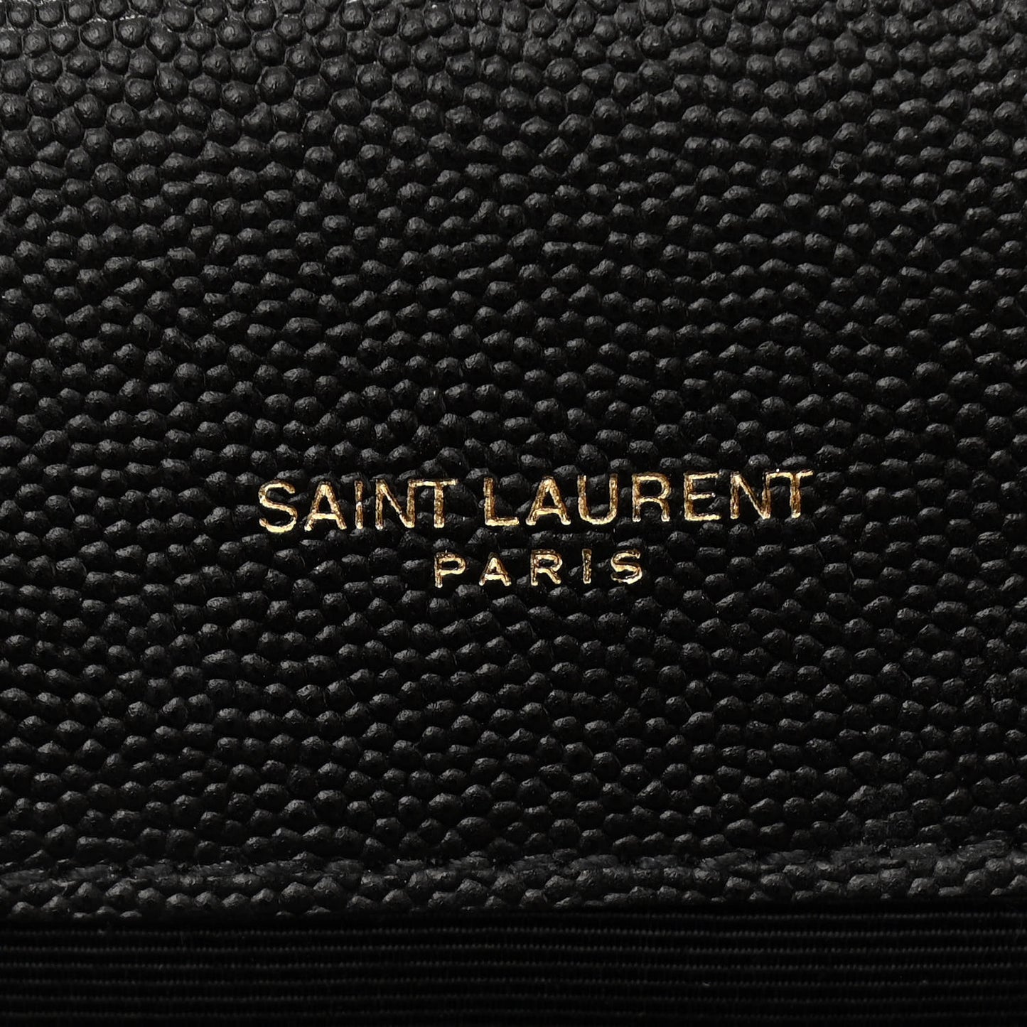 Grain De Poudre Textured Mixed Matelasse Triquilt Small Monogram Satchel Black