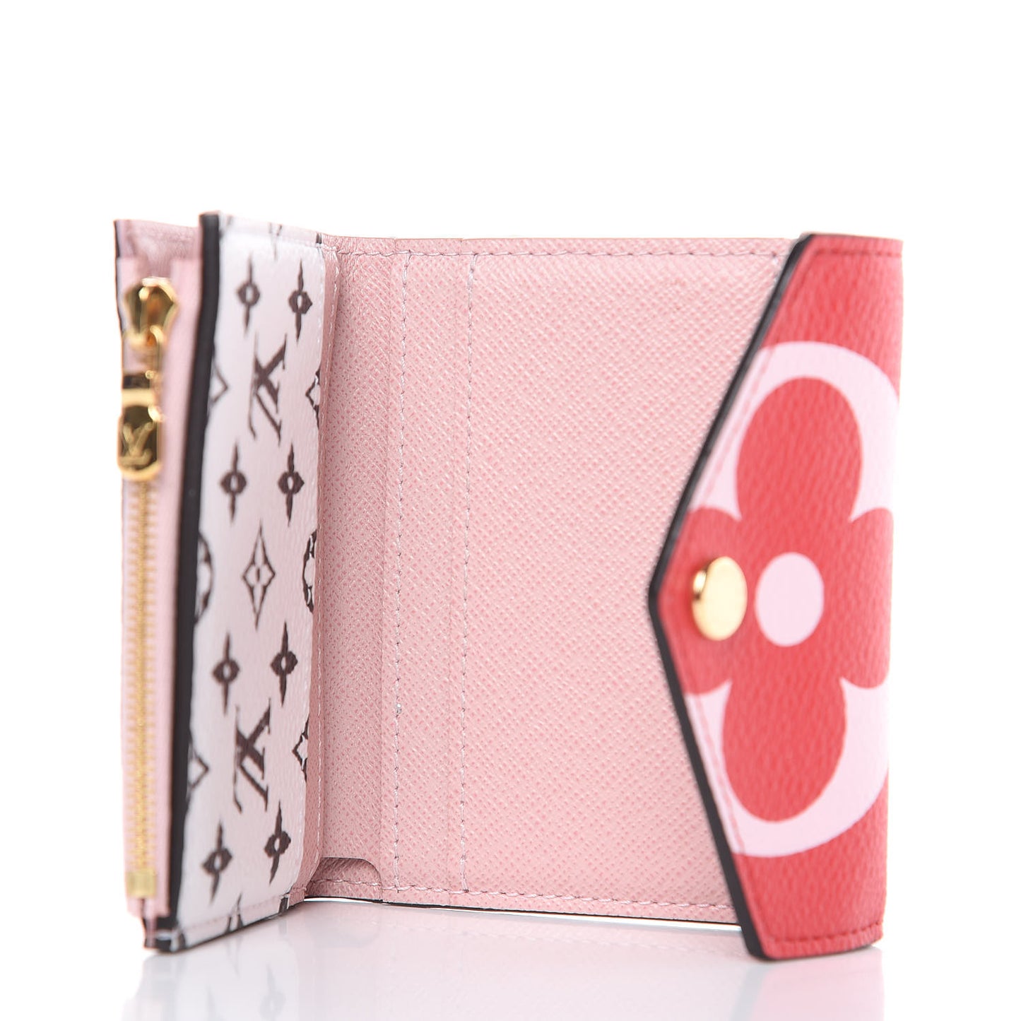 Monogram Giant Zoe Wallet Rouge Rose