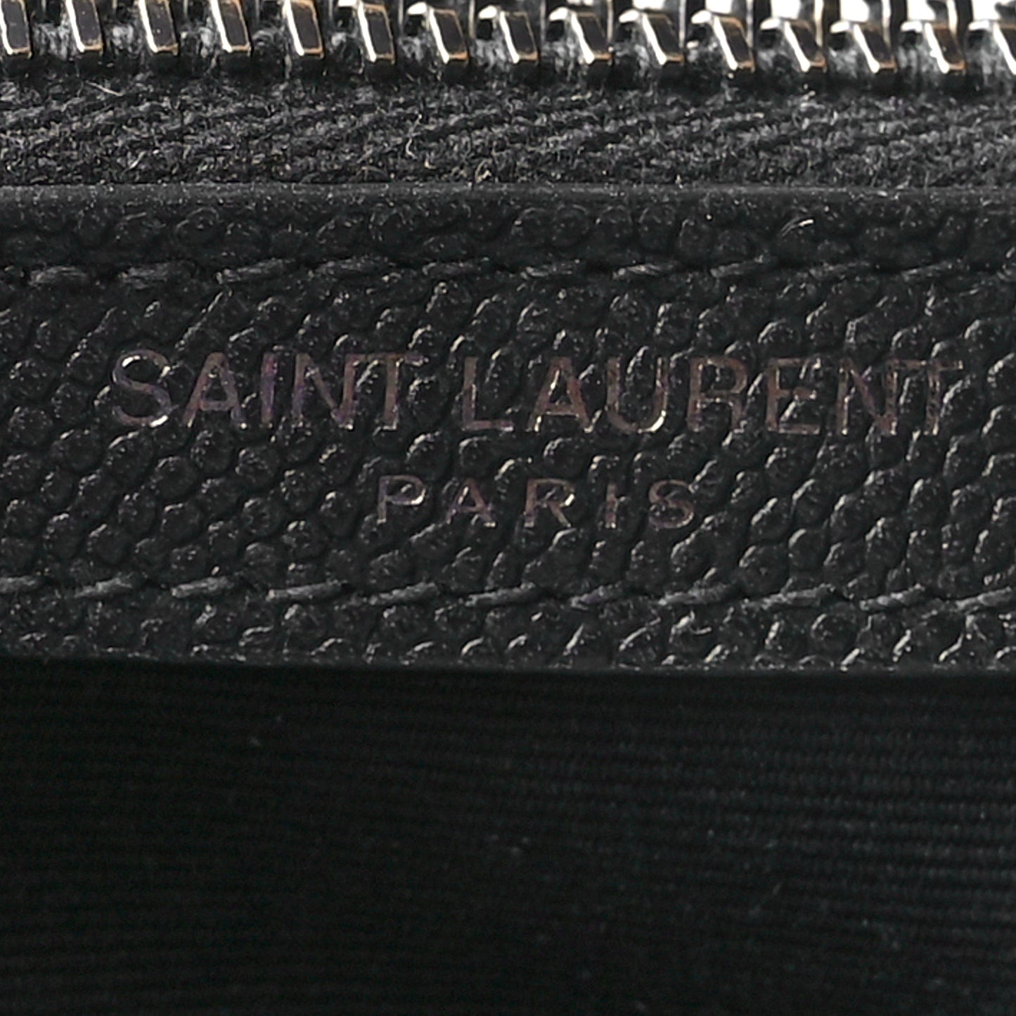 Grain De Poudre Medium West Hollywood Monogram Fold-Over Black