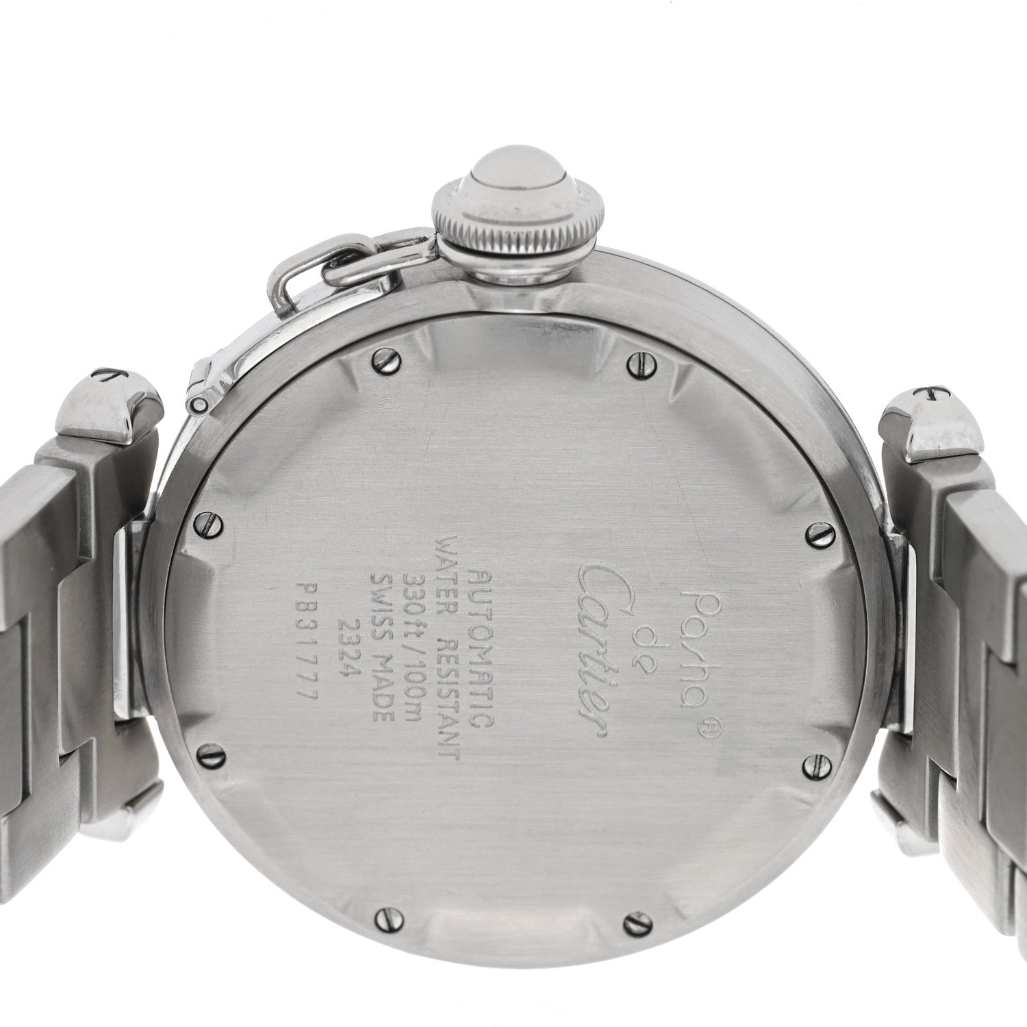 Cartier Stainless Steel 35mm Pasha C Automatic Watch 4 of 4