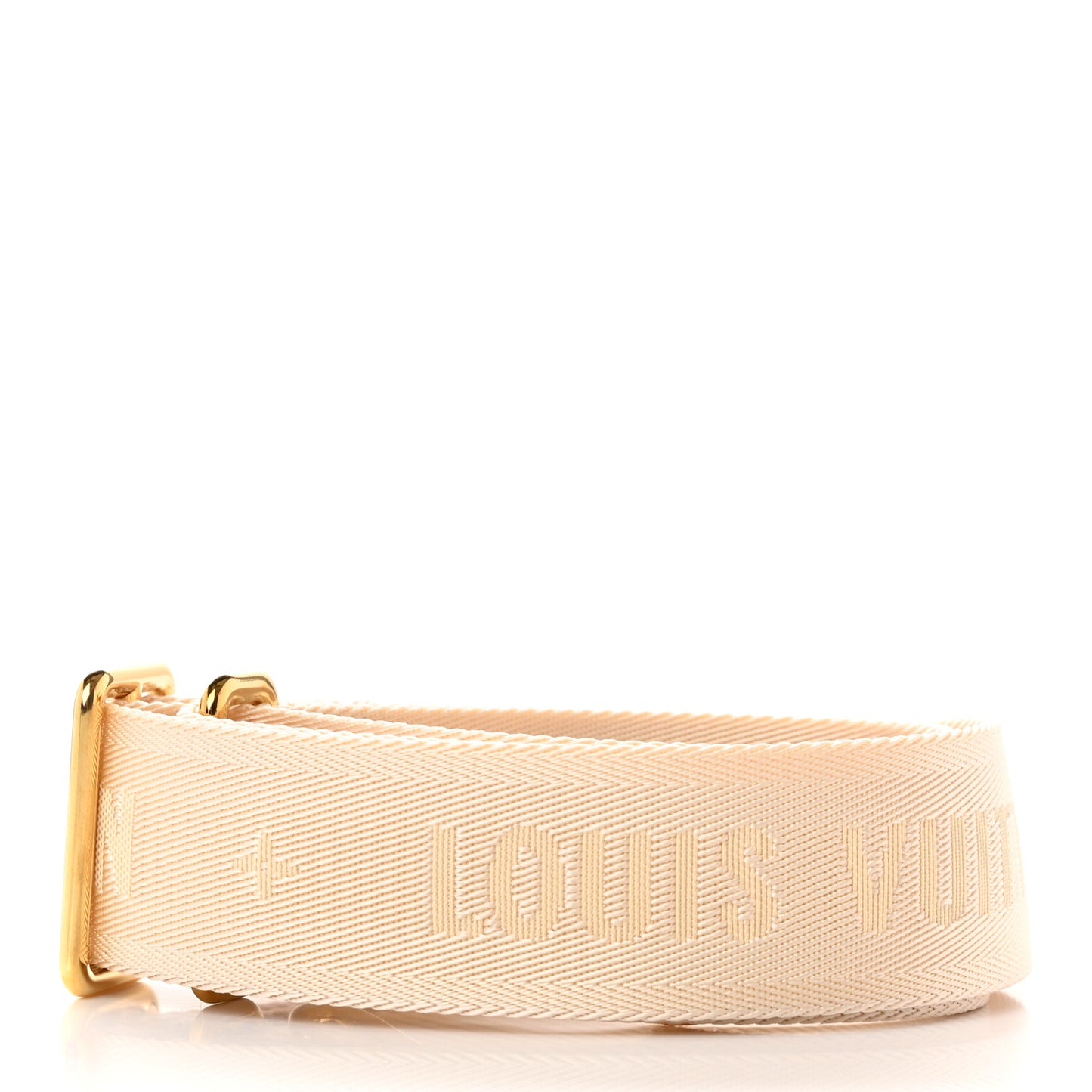 Jacquard Monogram Adjustable Shoulder Strap New Creme