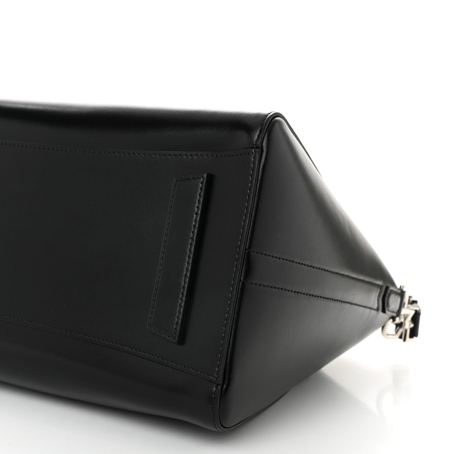 Shiny Lord Calfskin Medium Antigona Black