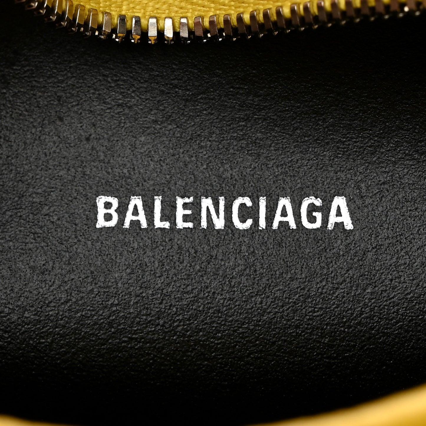 Smooth Calfskin Logo XS Everyday Camera Bag Jaune Soleil Black