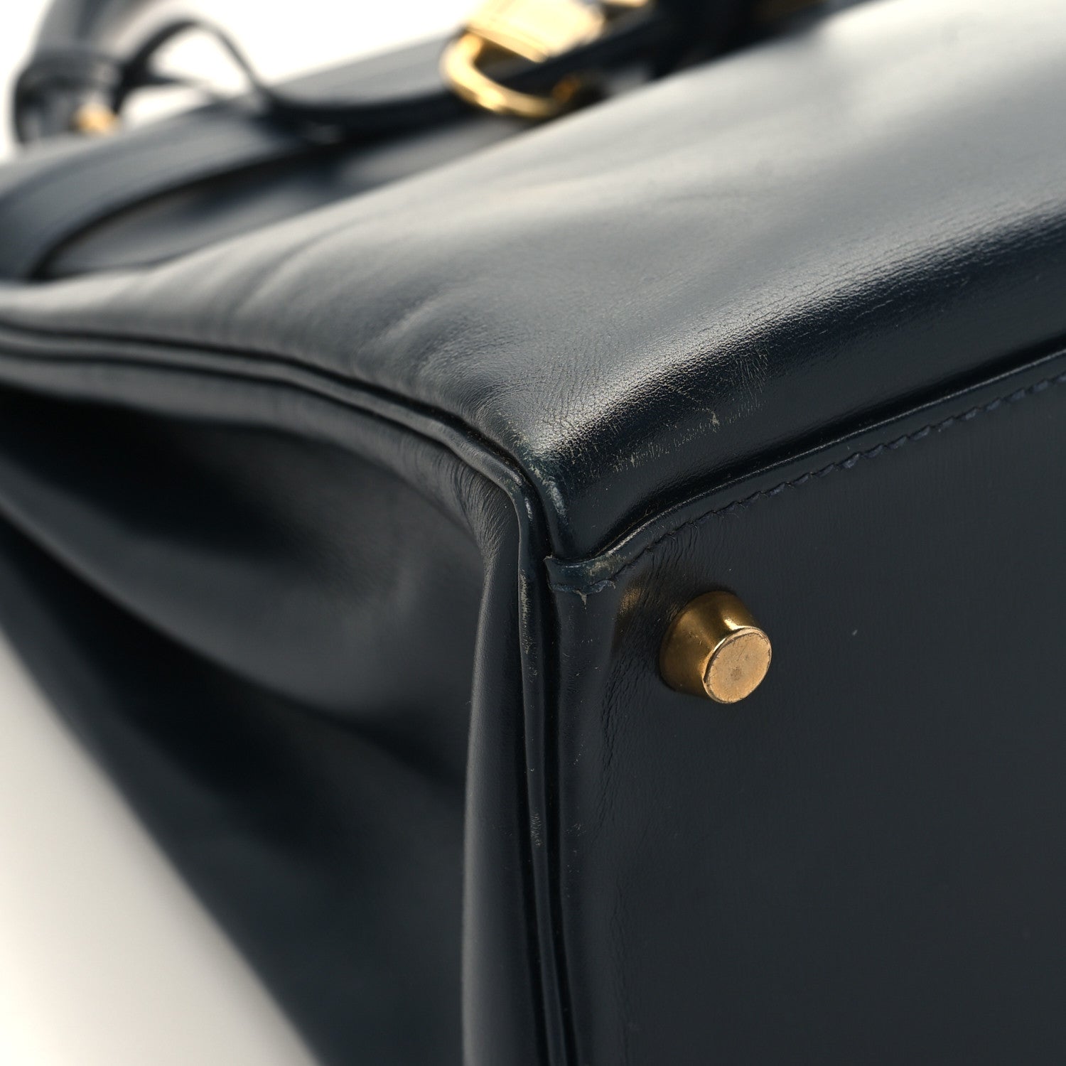 Hermes Box Kelly Retourne 32 Indigo 9 of 15