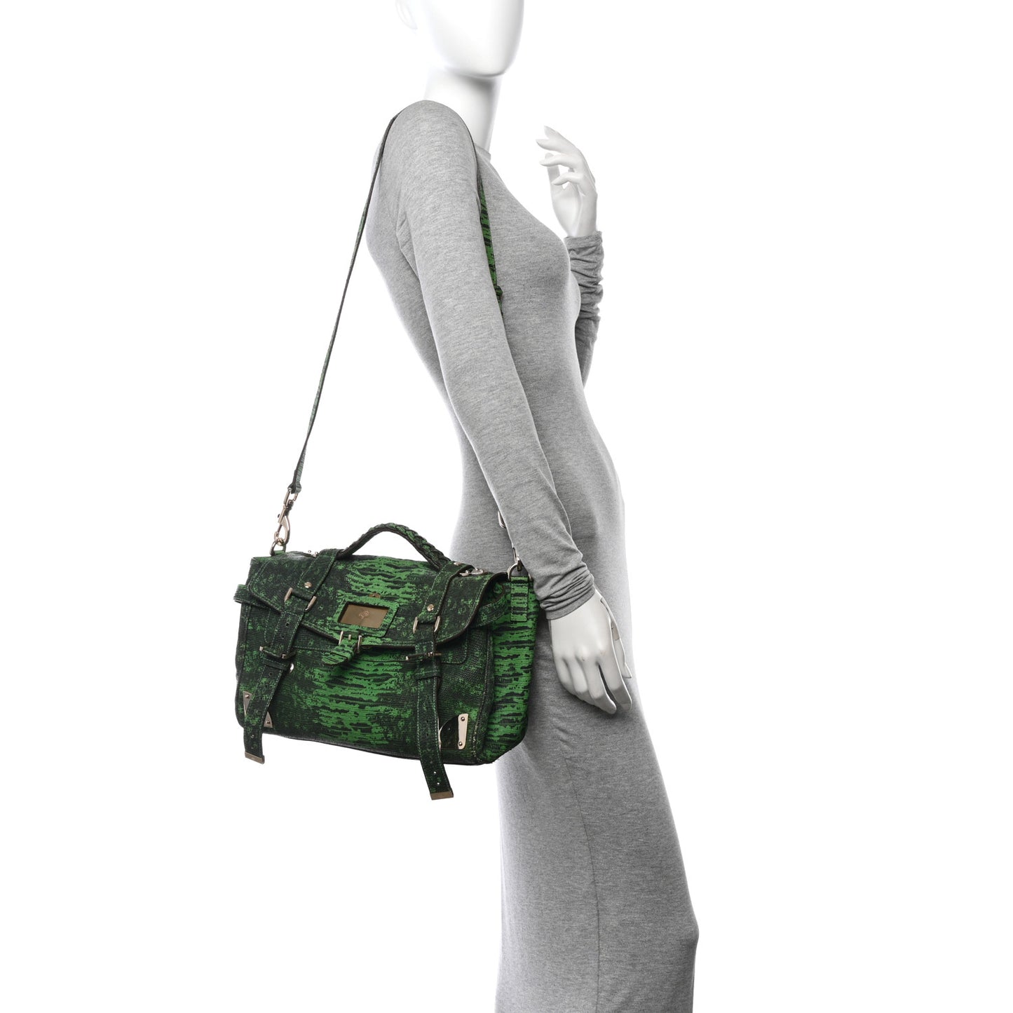 Lizard Print Travel Day Grass Green
