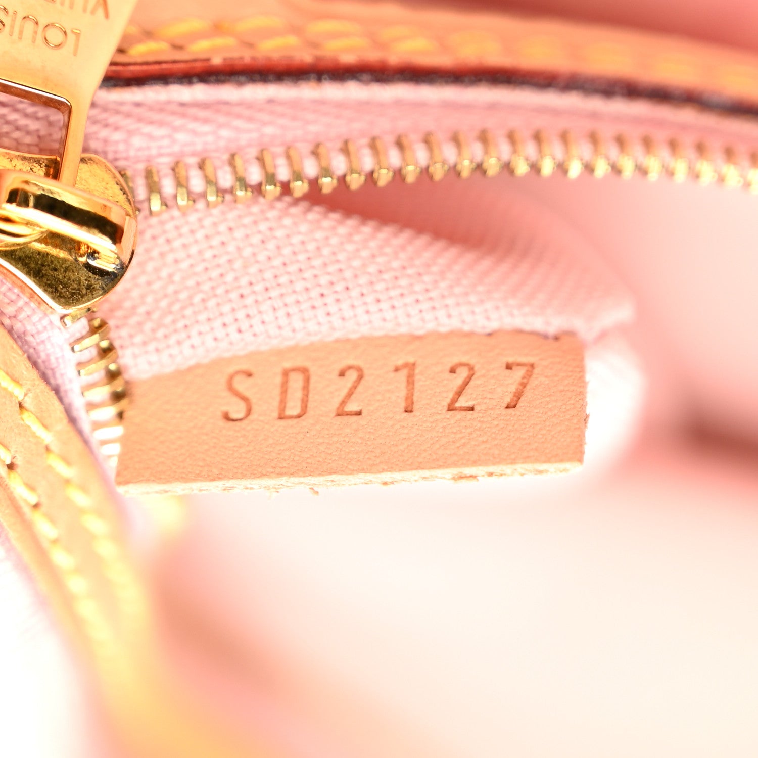 Louis Vuitton Damier Azur Delightful MM Rose Ballerine 8 of 12