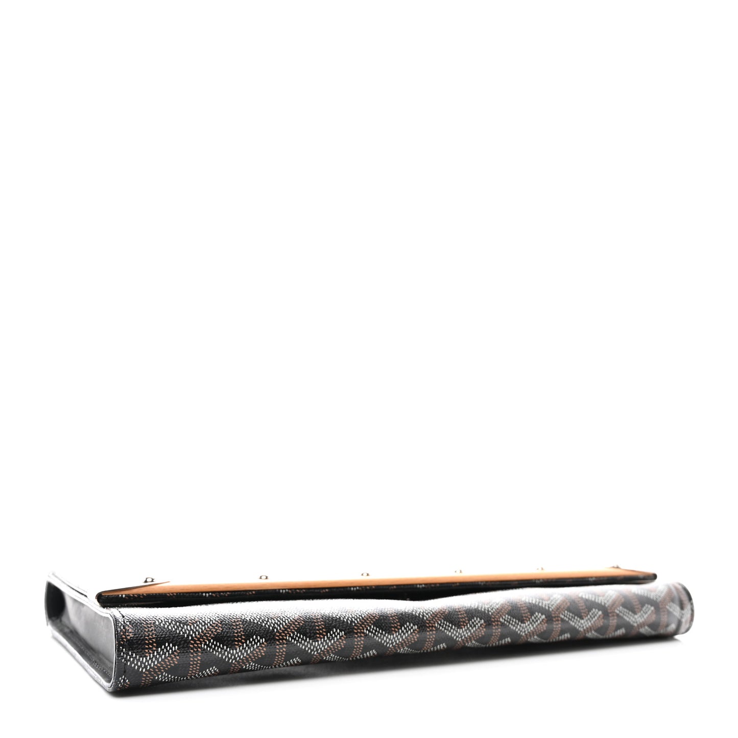 Goyardine Monte Carlo Bois Clutch Black