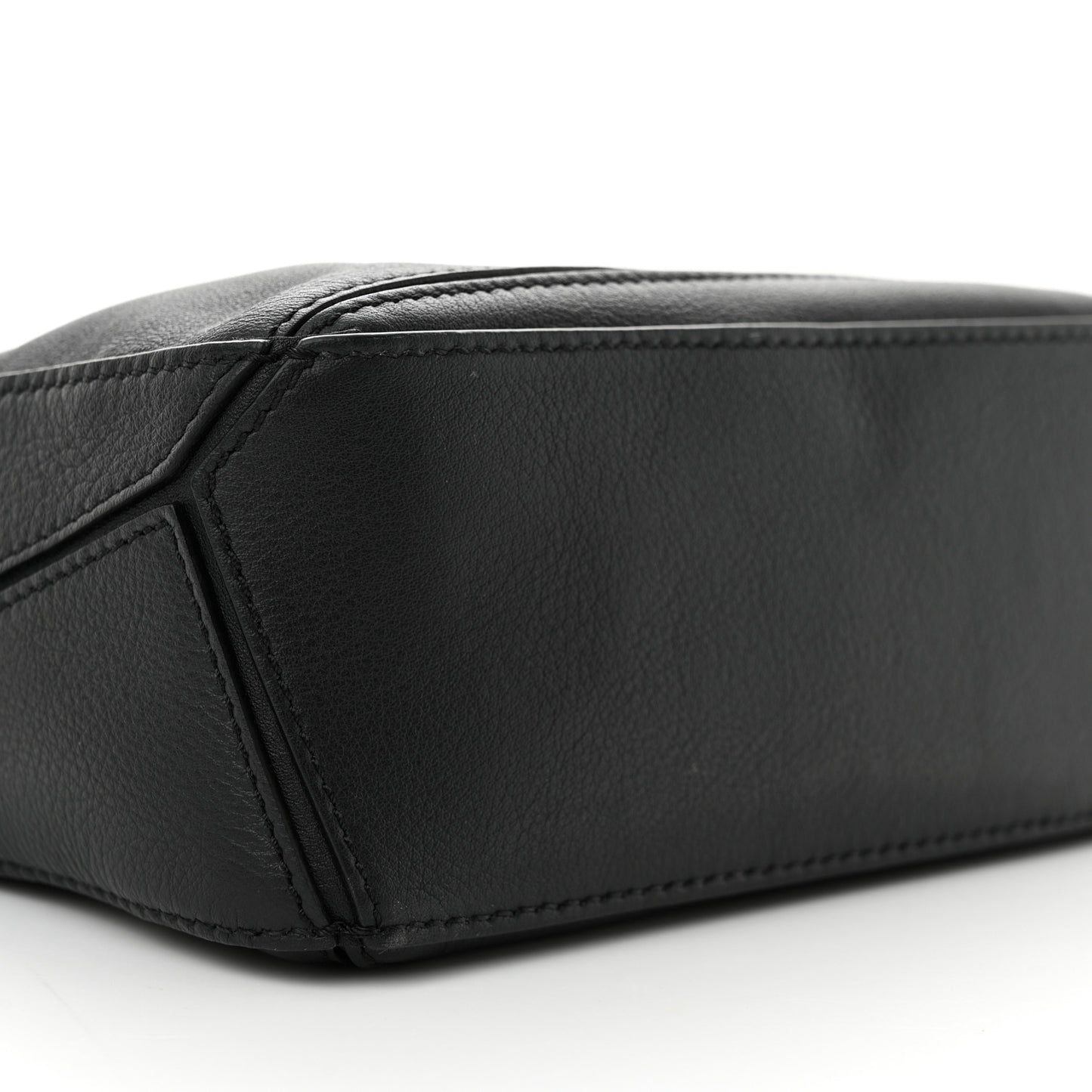 Calfskin Mini Puzzle Bag Black