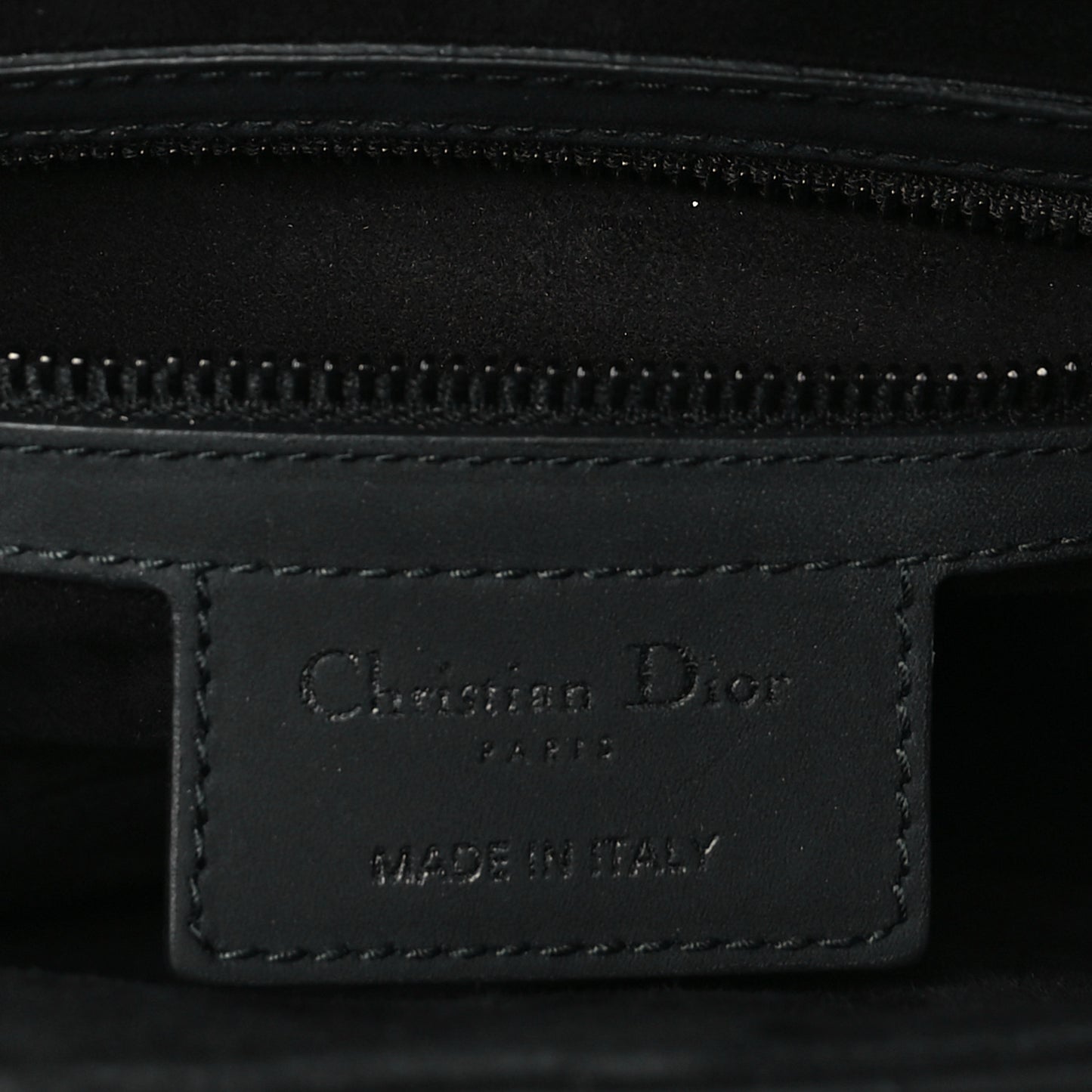 Ultra Matte Calfskin Saddle Bag Black