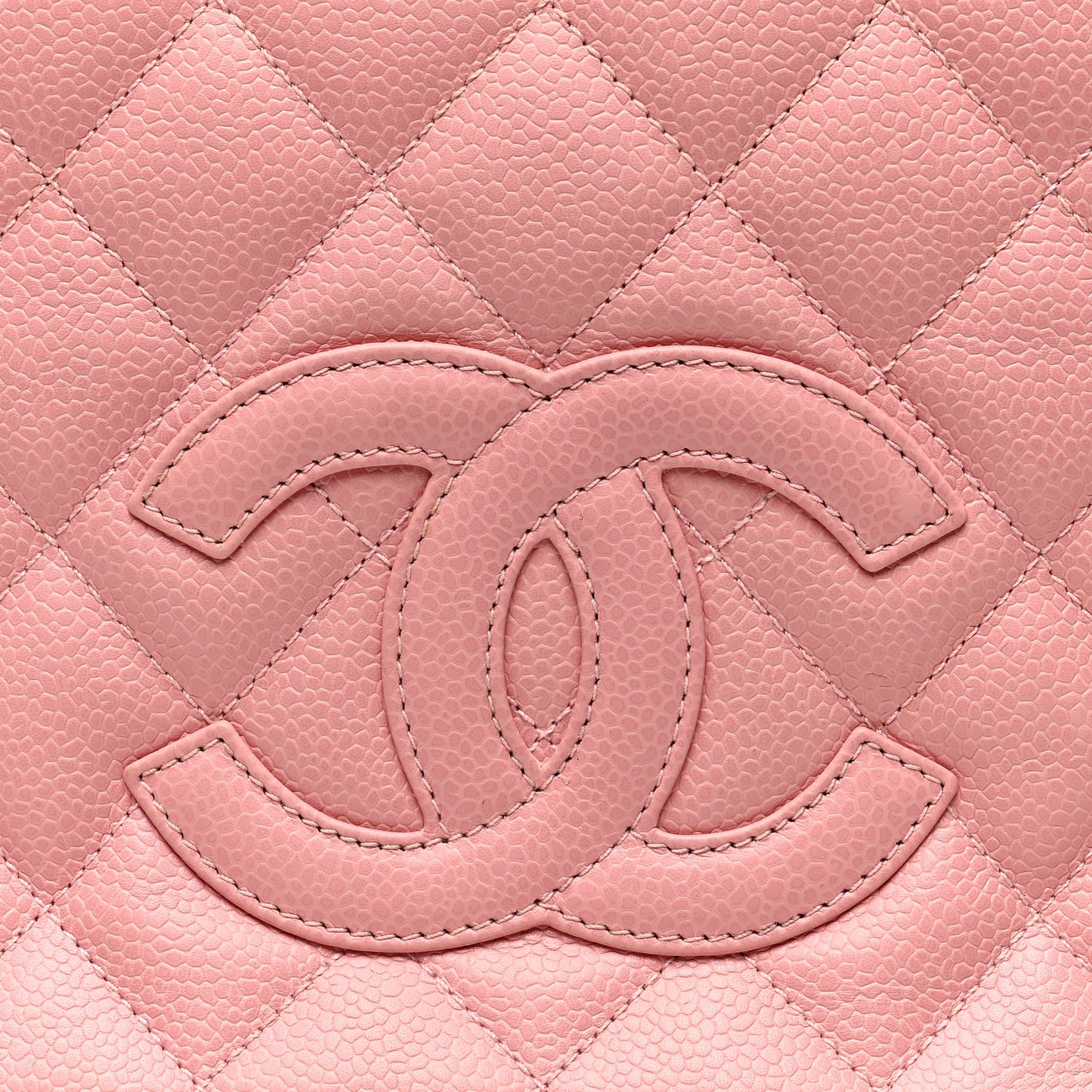 Caviar Quilted Petit Timeless Shopping Tote PTT Pink
