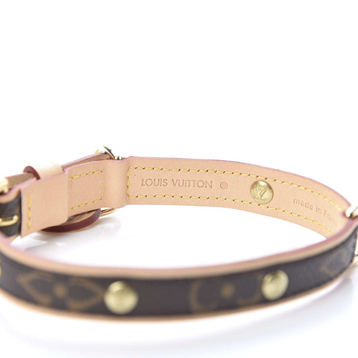 Monogram Baxter Dog Collar PM