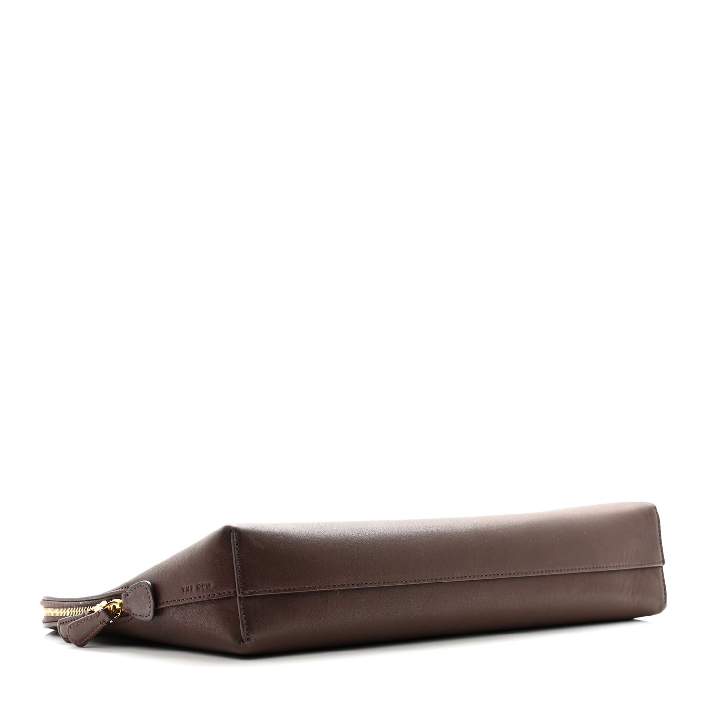 Polished Saddle Calfskin Ellie Clutch Burgundy