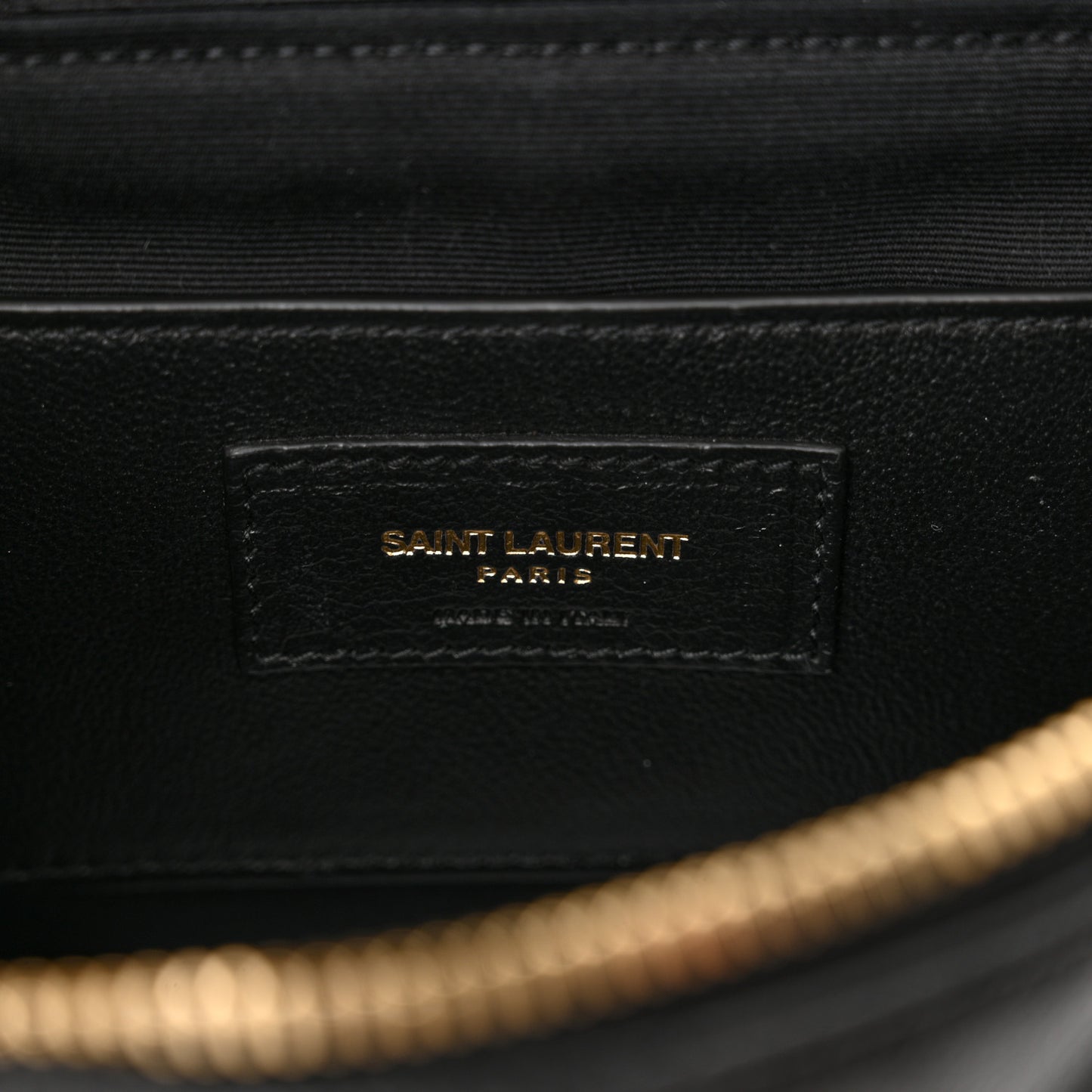 Grain de Poudre Quilted 80's Vanity Bag Black