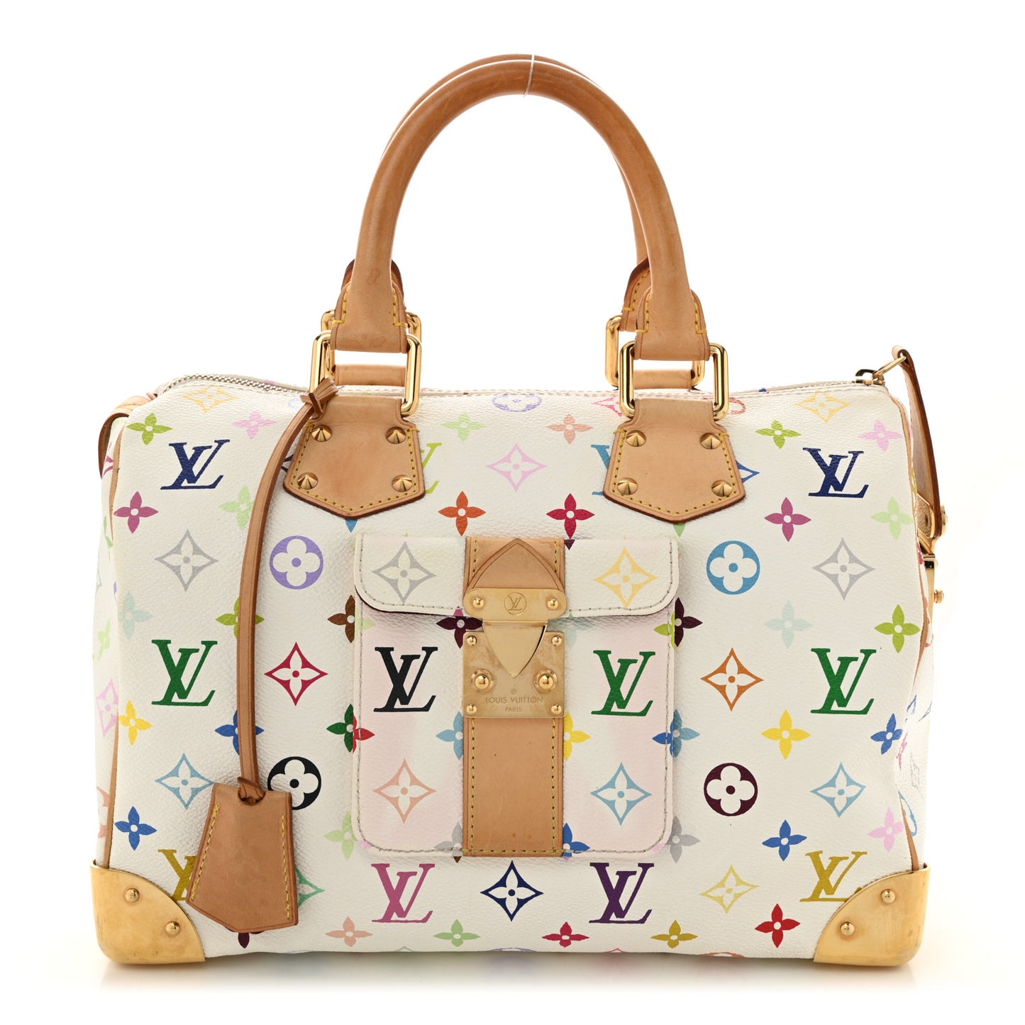 Monogram Multicolor Speedy 30 White