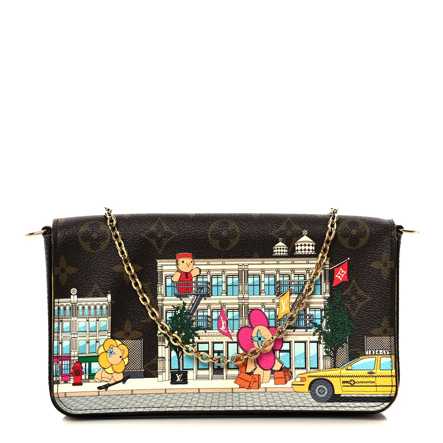 Louis Vuitton Monogram 2022 Christmas Animation New York Soho