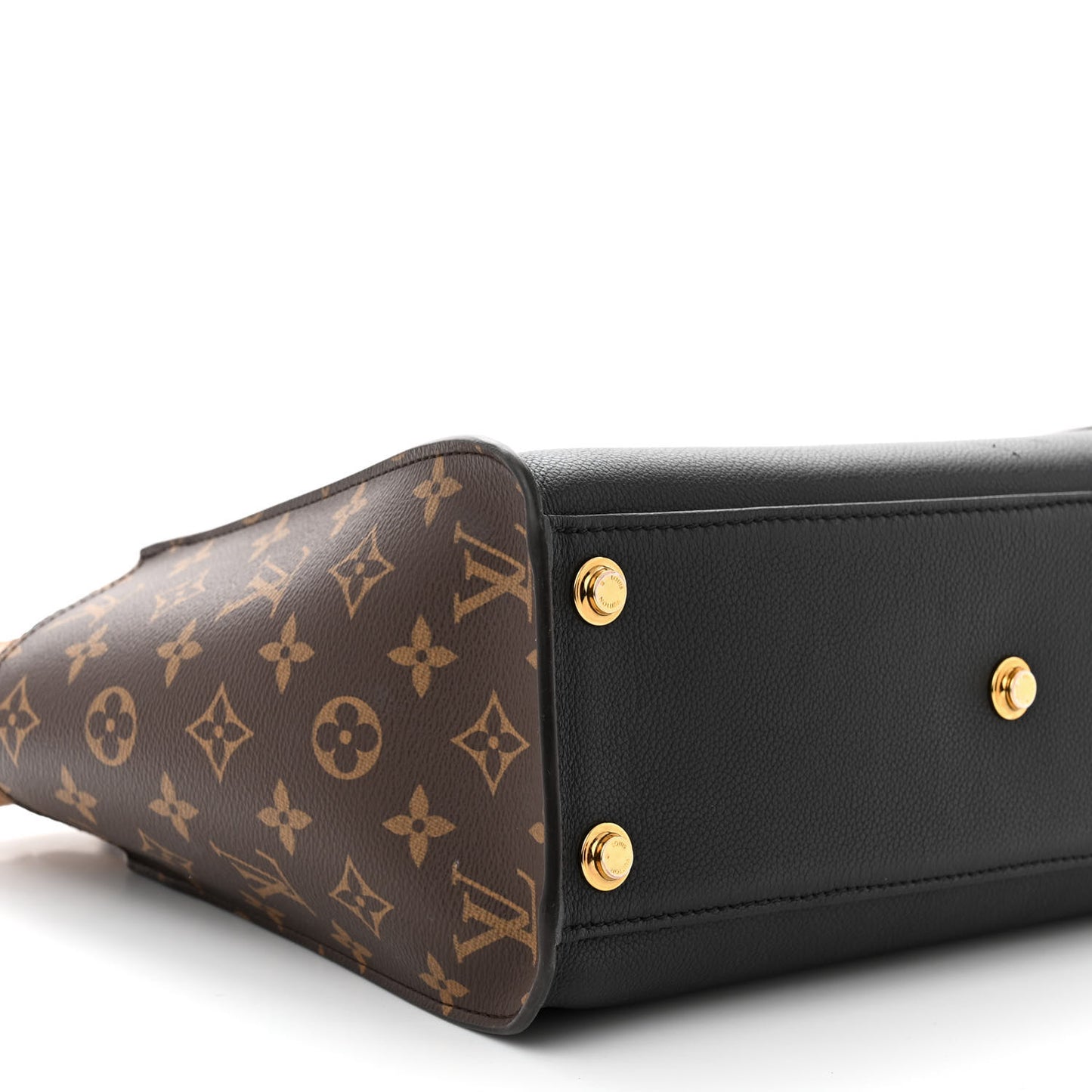 Calfskin Monogram On My Side Black