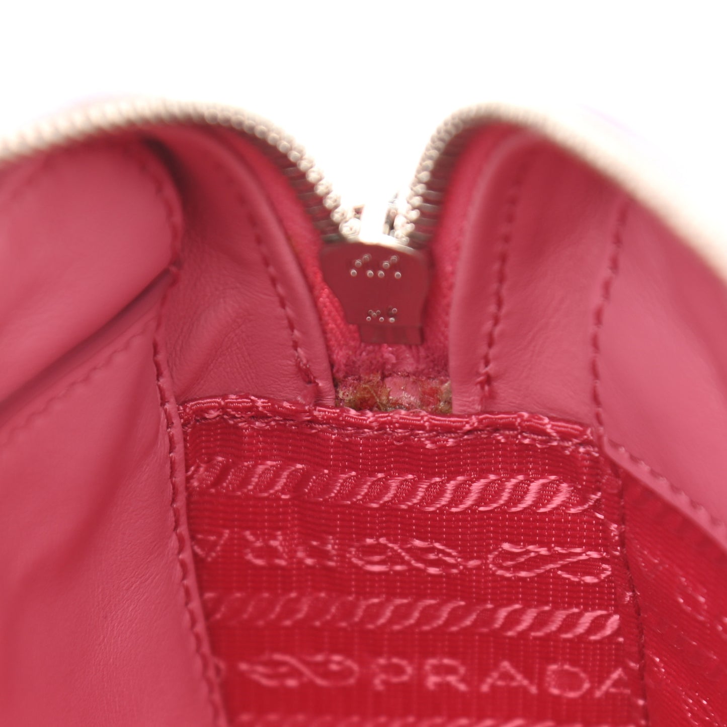 Soft Calfskin Diagramme Camera Bag Begonia