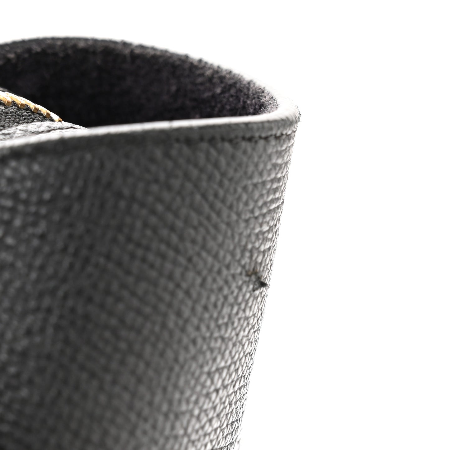 Grained Calfskin Mini Belt Bag Black