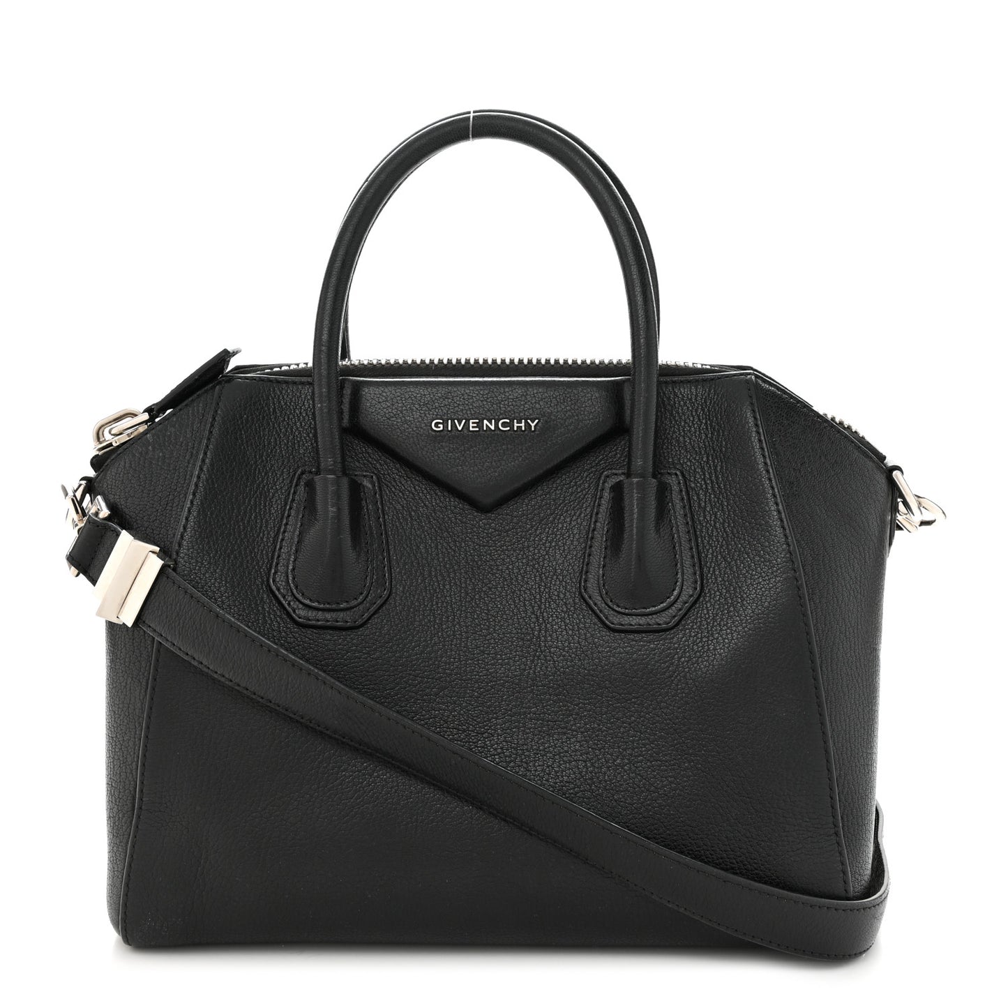 Sugar Goatskin Small Antigona Black