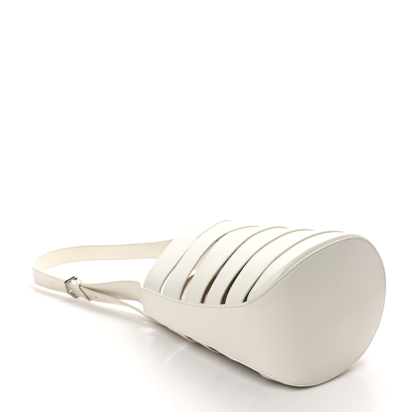 Lux Calfskin Medium Babel Bag Ivory