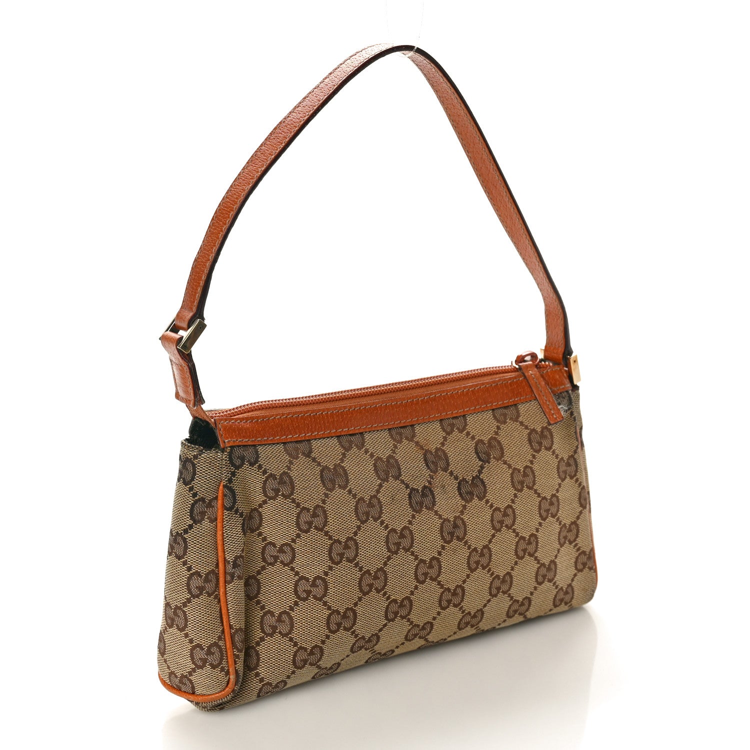 Gucci Monogram D Ring Cosmetic Case Light Brown 3 of 13