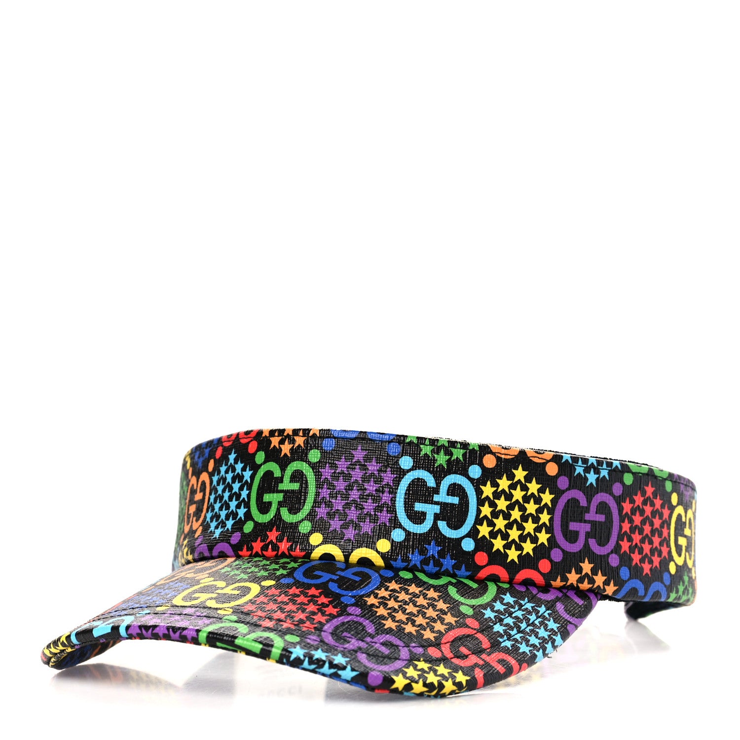 Gucci GG Supreme Monogram Psychedelic Izzy Visor M Black
