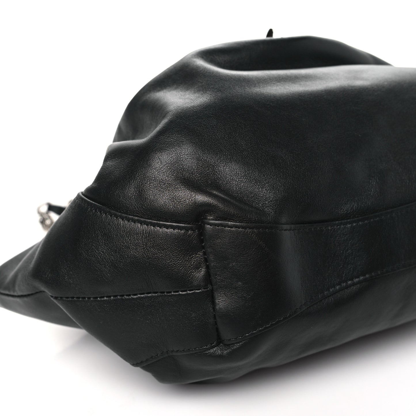 Calfskin Kenny Shoulder Bag Black