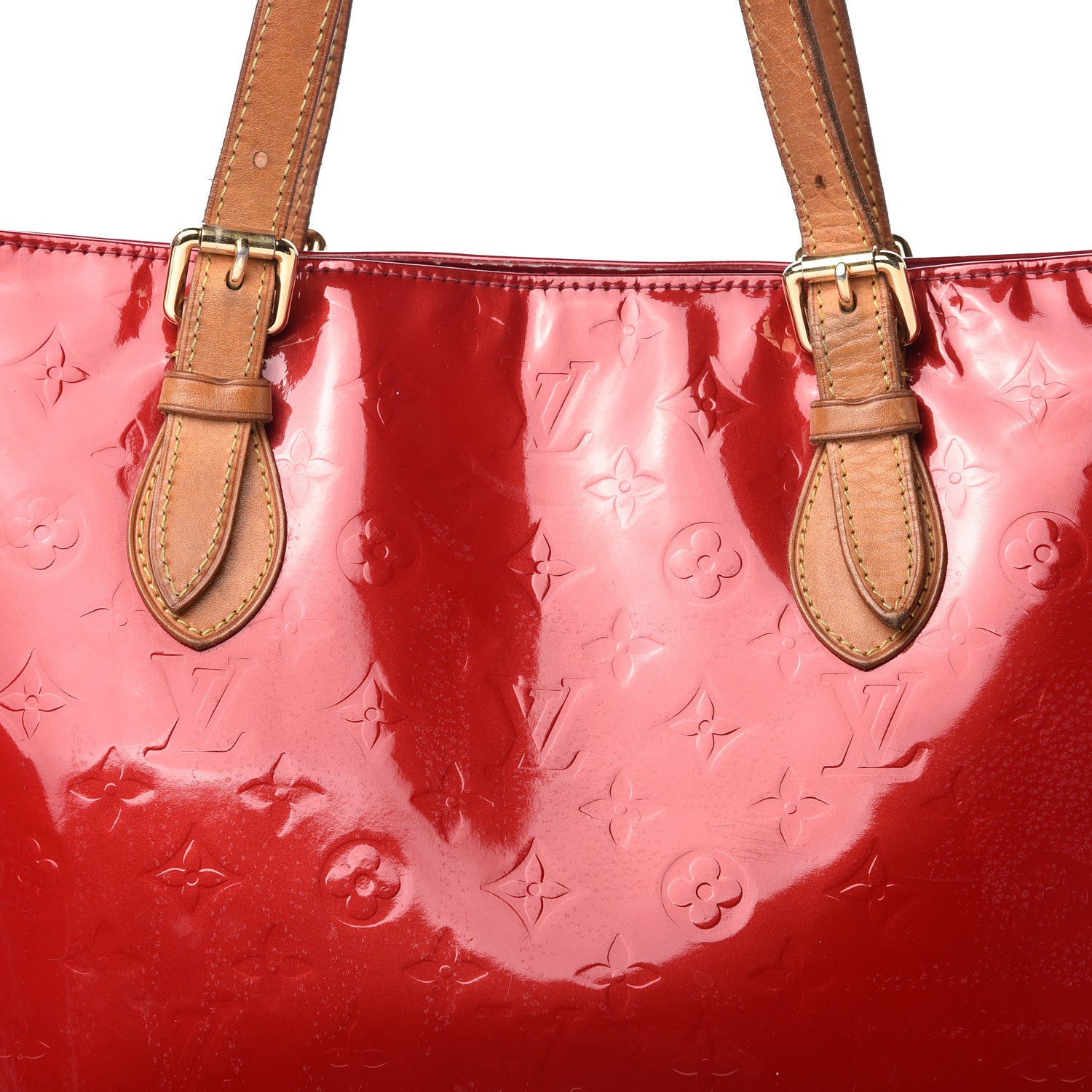 Louis Vuitton Vernis Brentwood Pomme D'Amour 9 of 12