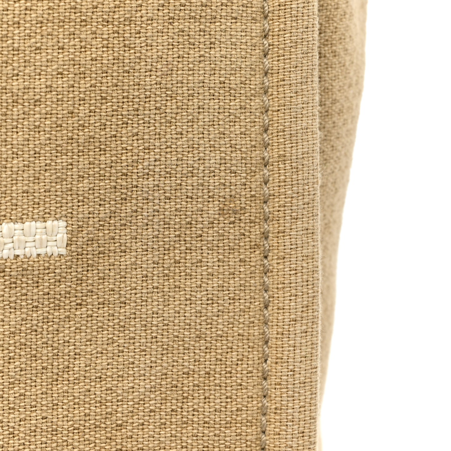 Canvas Mini Deauville Tote Beige Black