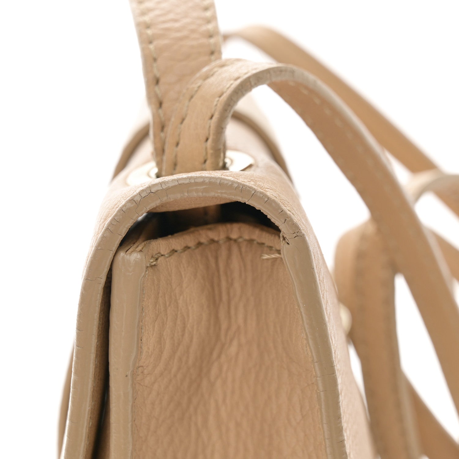 Jimmy Choo Calfskin Rebel Crossbody Bag Beige 12 of 15