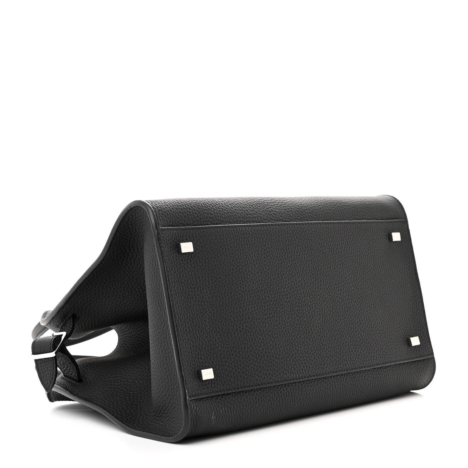 The Row Matte Grained Calfskin Soft Margaux 12 Black 4 of 9
