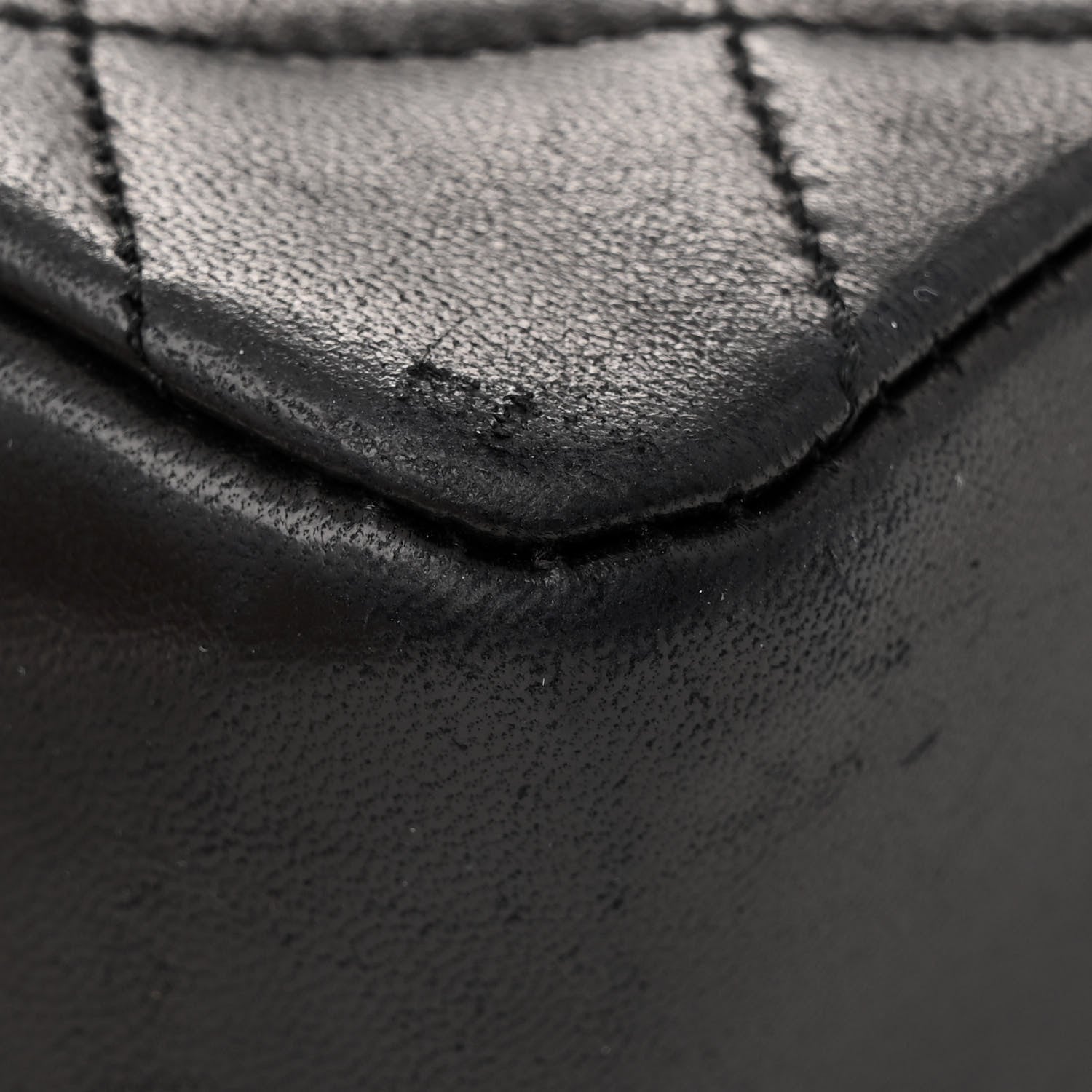 Chanel Lambskin Quilted Medium Double Flap Black 11 of 14