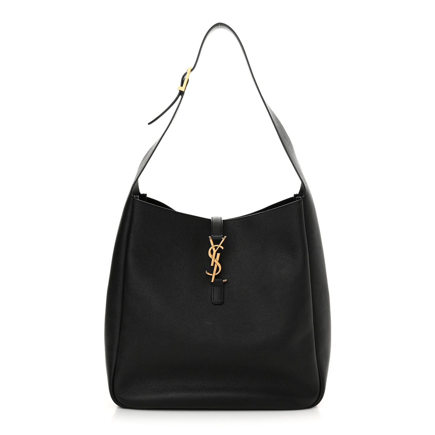 Supple Calfskin Large Le 5 A 7 Soft Hobo Black