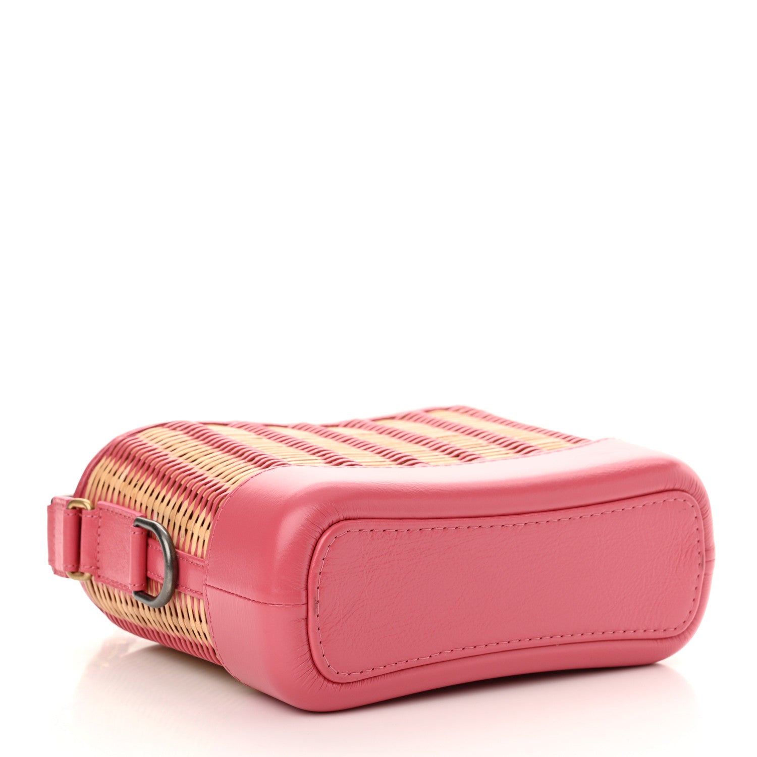 Chanel Rattan Calfskin Small Gabrielle Hobo Beige Pink 4 of 10