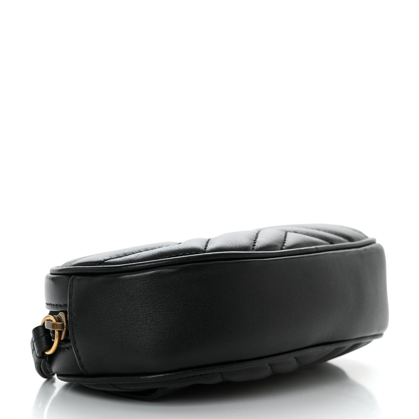 Calfskin Matelasse GG Marmont Belt Bag 75 30 Black