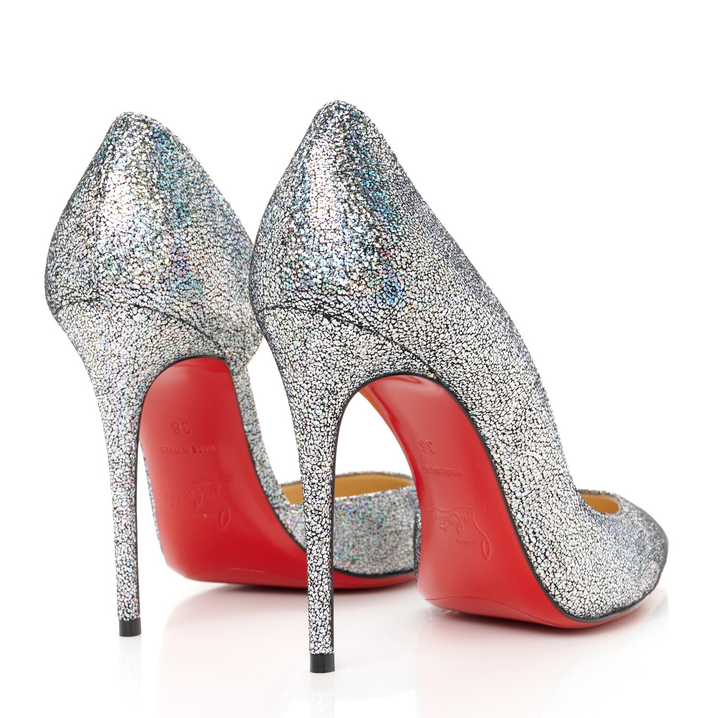 Nappa Mica Iriza 100 Pumps 36 Silver