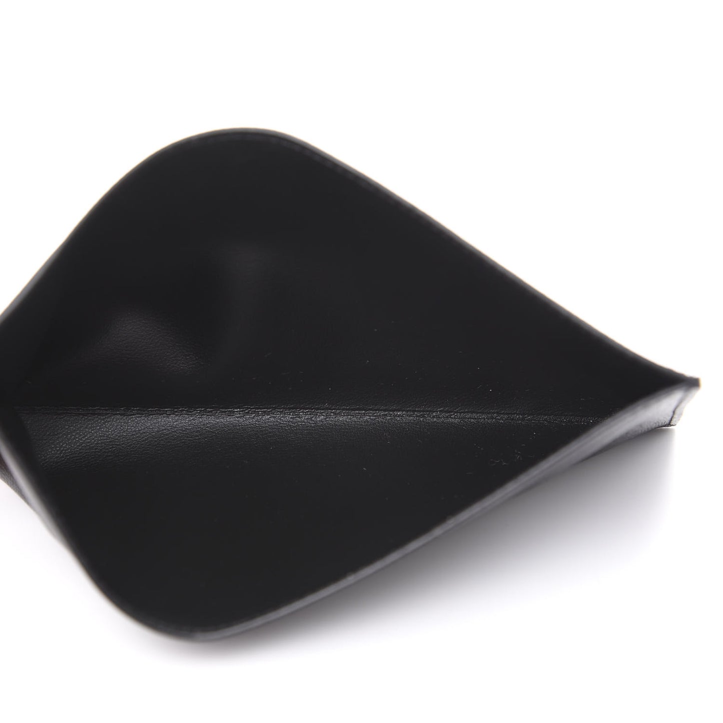Calfskin Felicie Chain Wallet Card Holder Insert Black