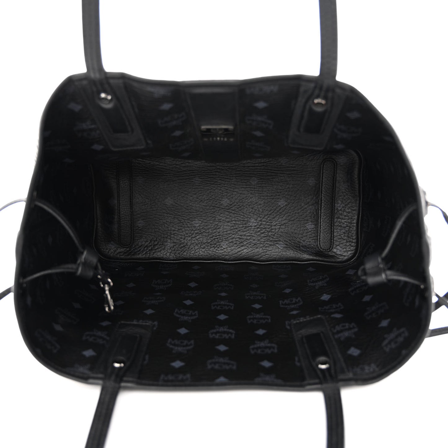 Visetos Medium Liz Reversible Shopper Tote Black