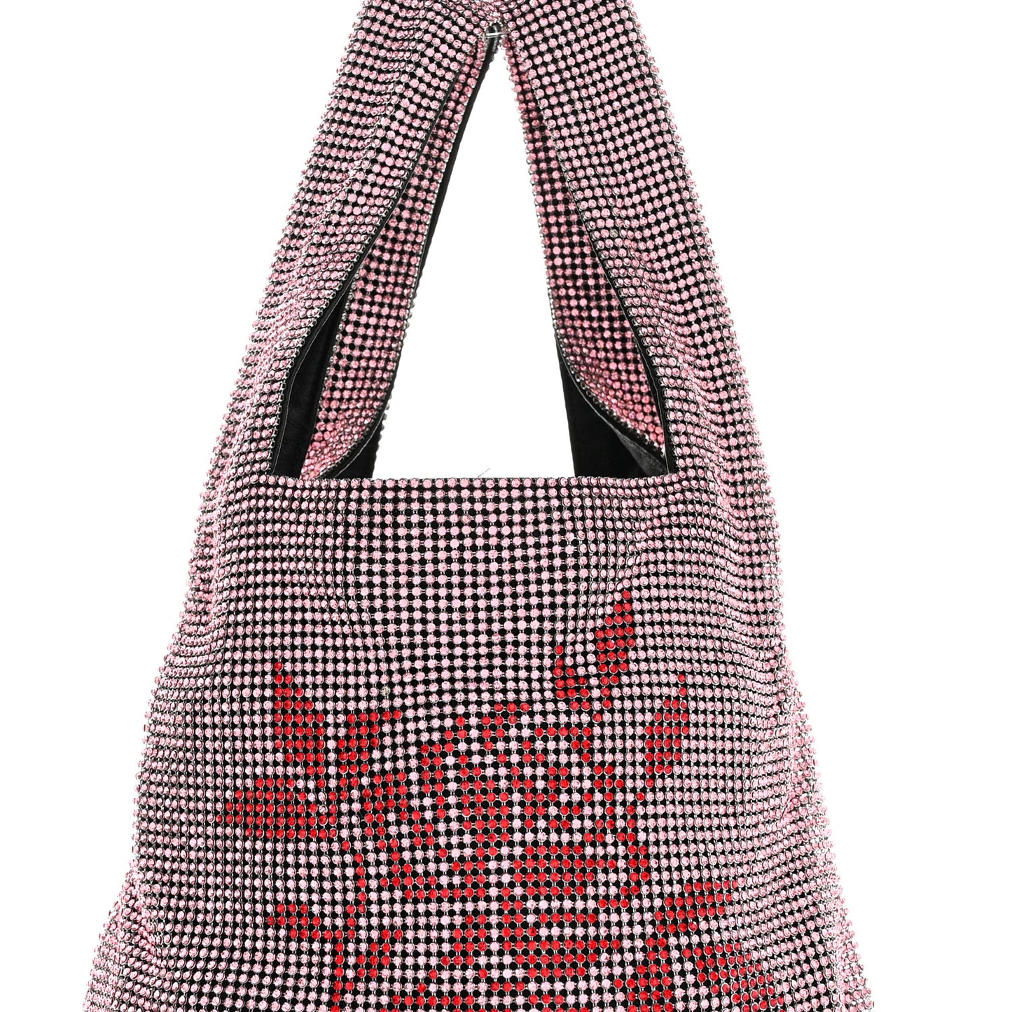 Crystal Mini Wanglock Shopper Red
