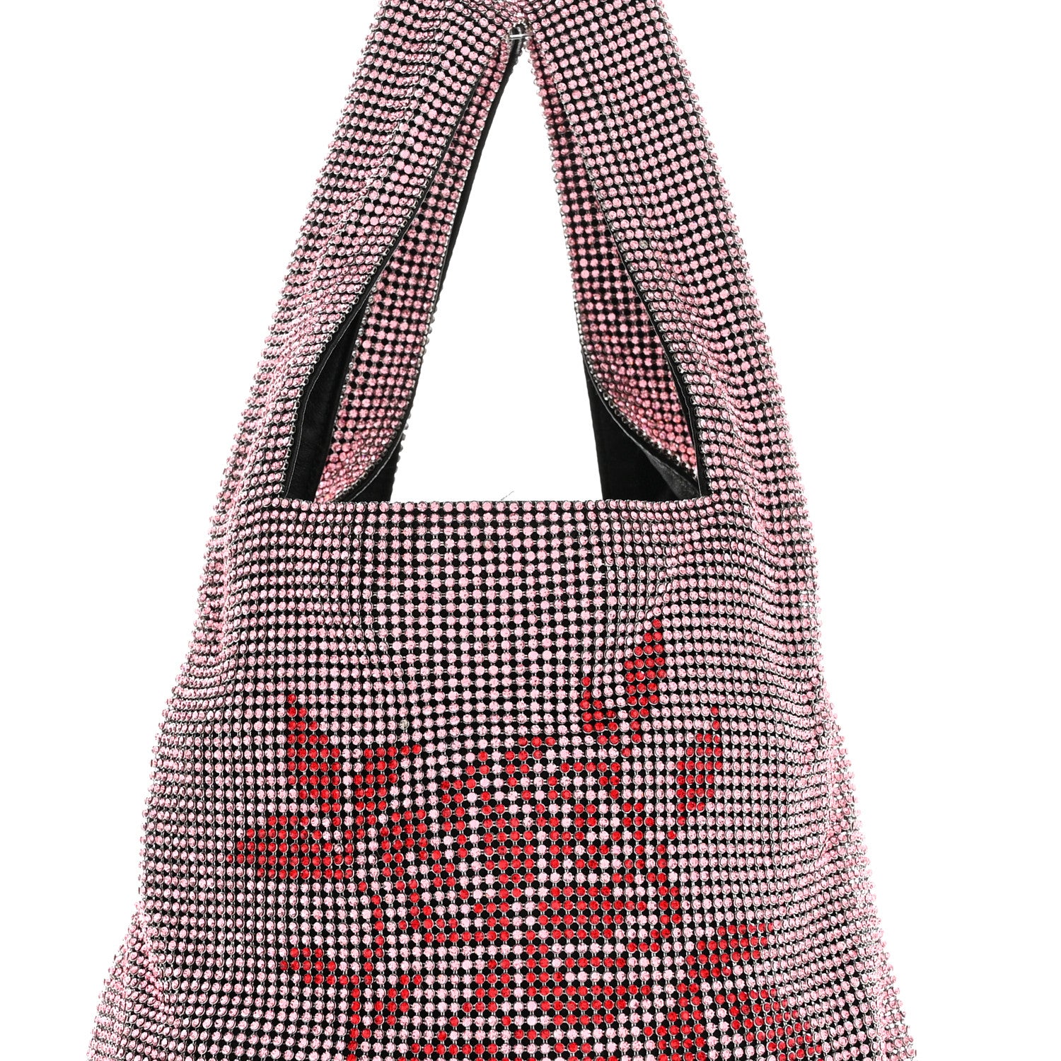 Alexander Wang Crystal Mini Wanglock Shopper Red 7 of 10